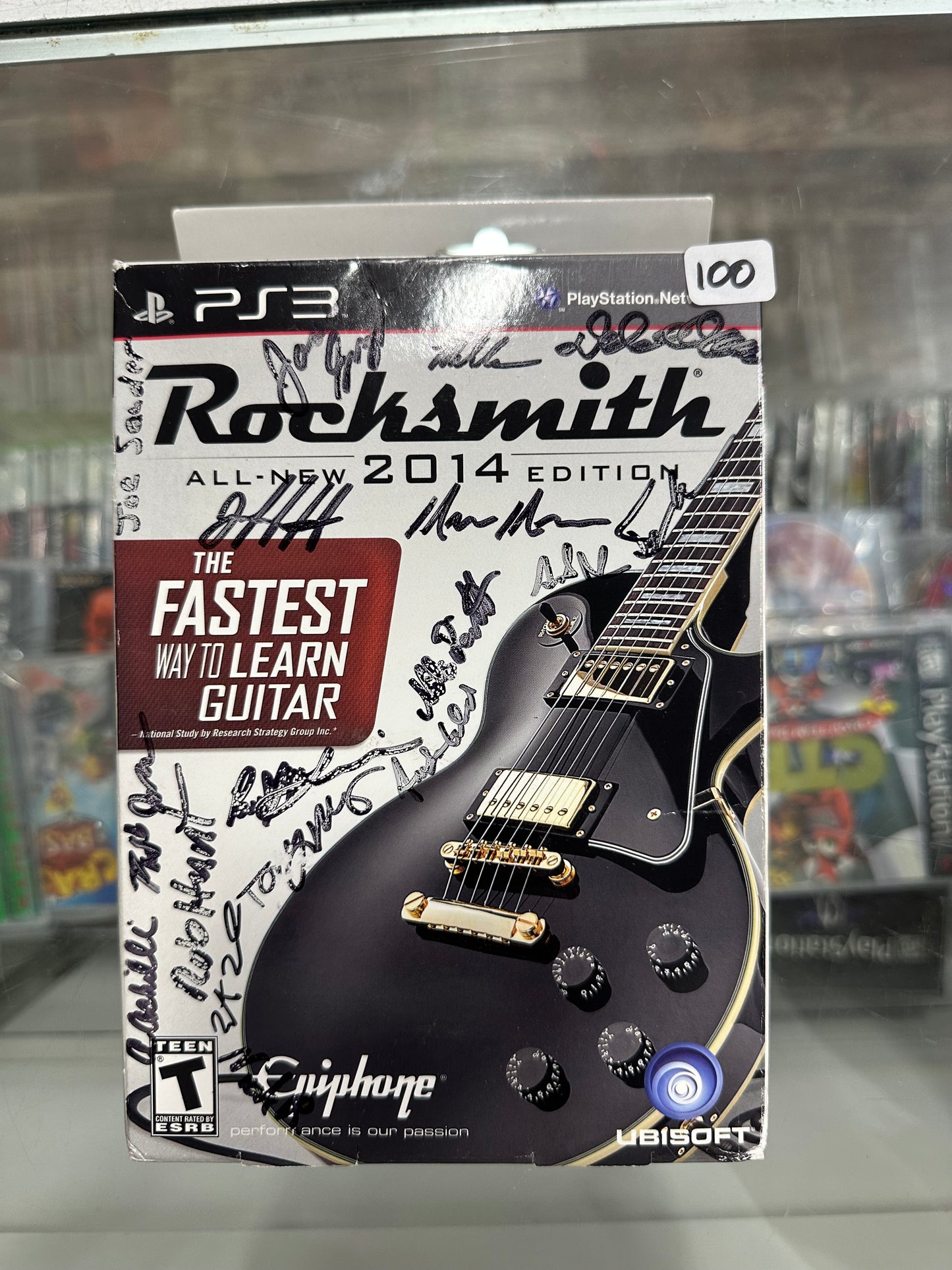 Rocksmith All New 2014 Edition (PlayStation 3) PS3 (Brand New) W/Rocksmith Cable Signed by Dev Team