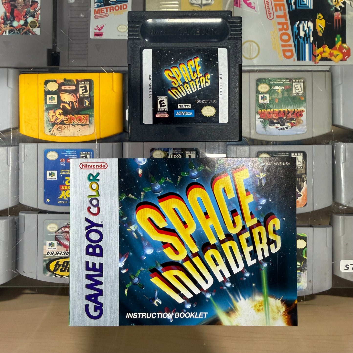 Space Invaders GameBoy Color with Manual