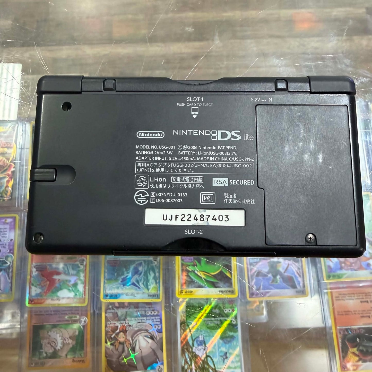 Red & Black Nintendo DS Lite System (Charger included)