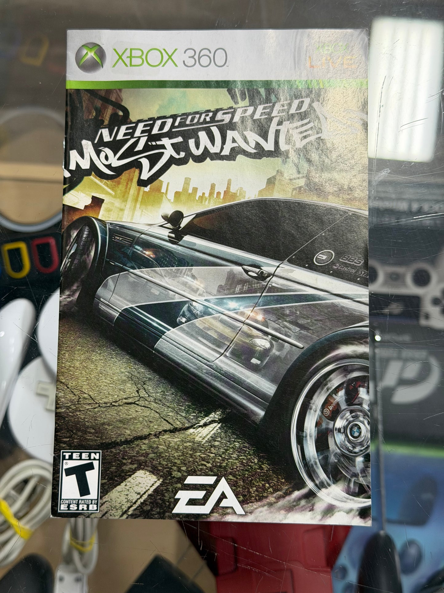 Need for Speed Most Wanted Xbox 360 Manual Only