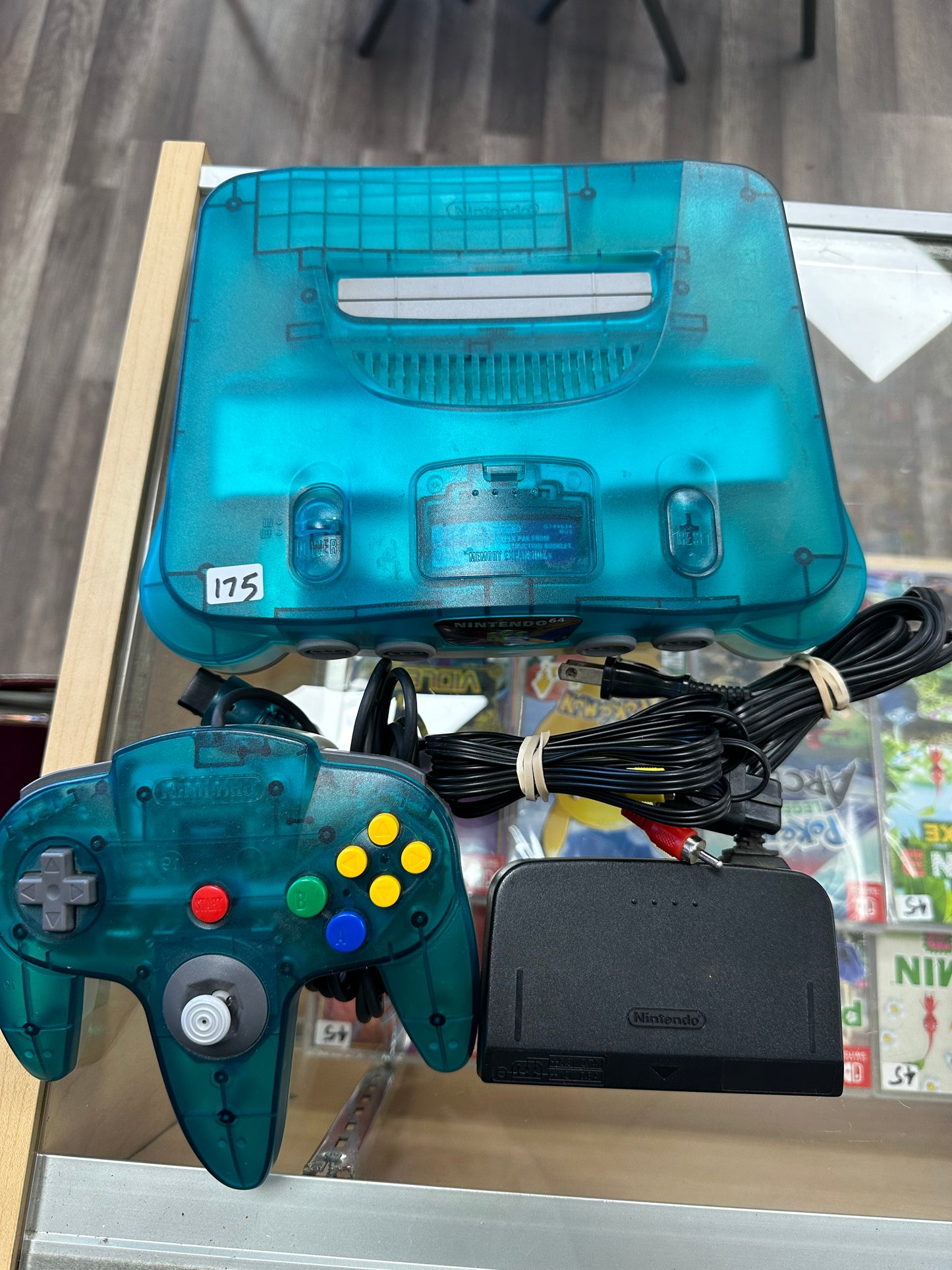 Funtastic Ice Blue Nintendo 64 System Japanese Region Free