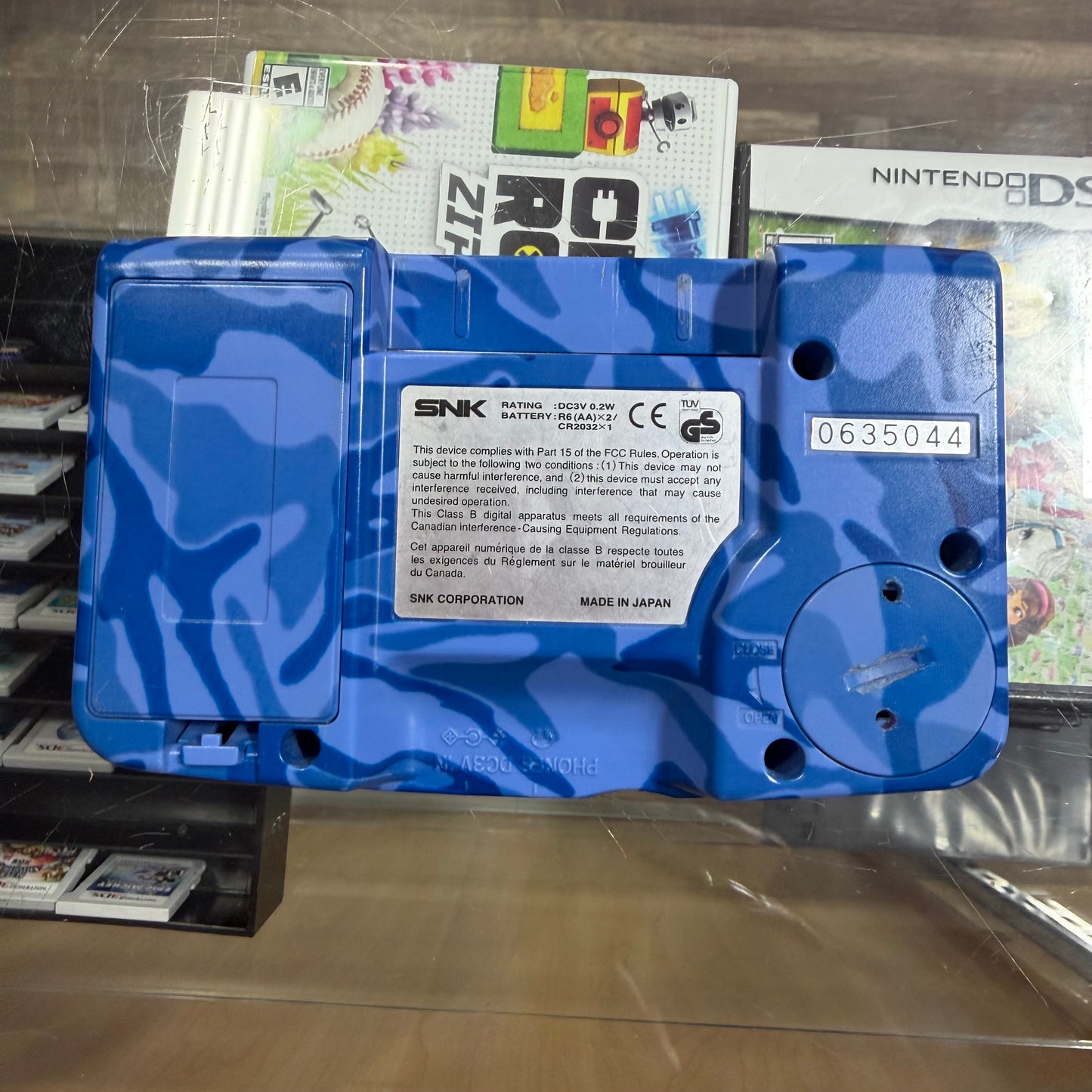 Neo Geo POCKET Color AQUA BLUE Handheld System