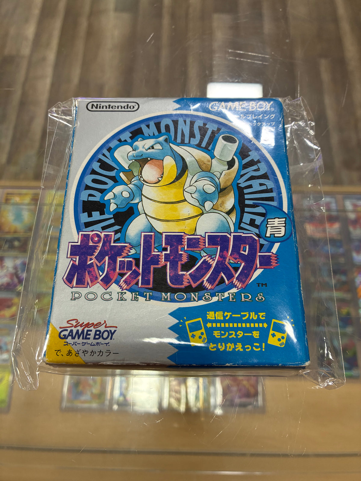 Pokémon Blue JP Nintendo GameBoy [(Authentic)(New Battery)(Saves)]