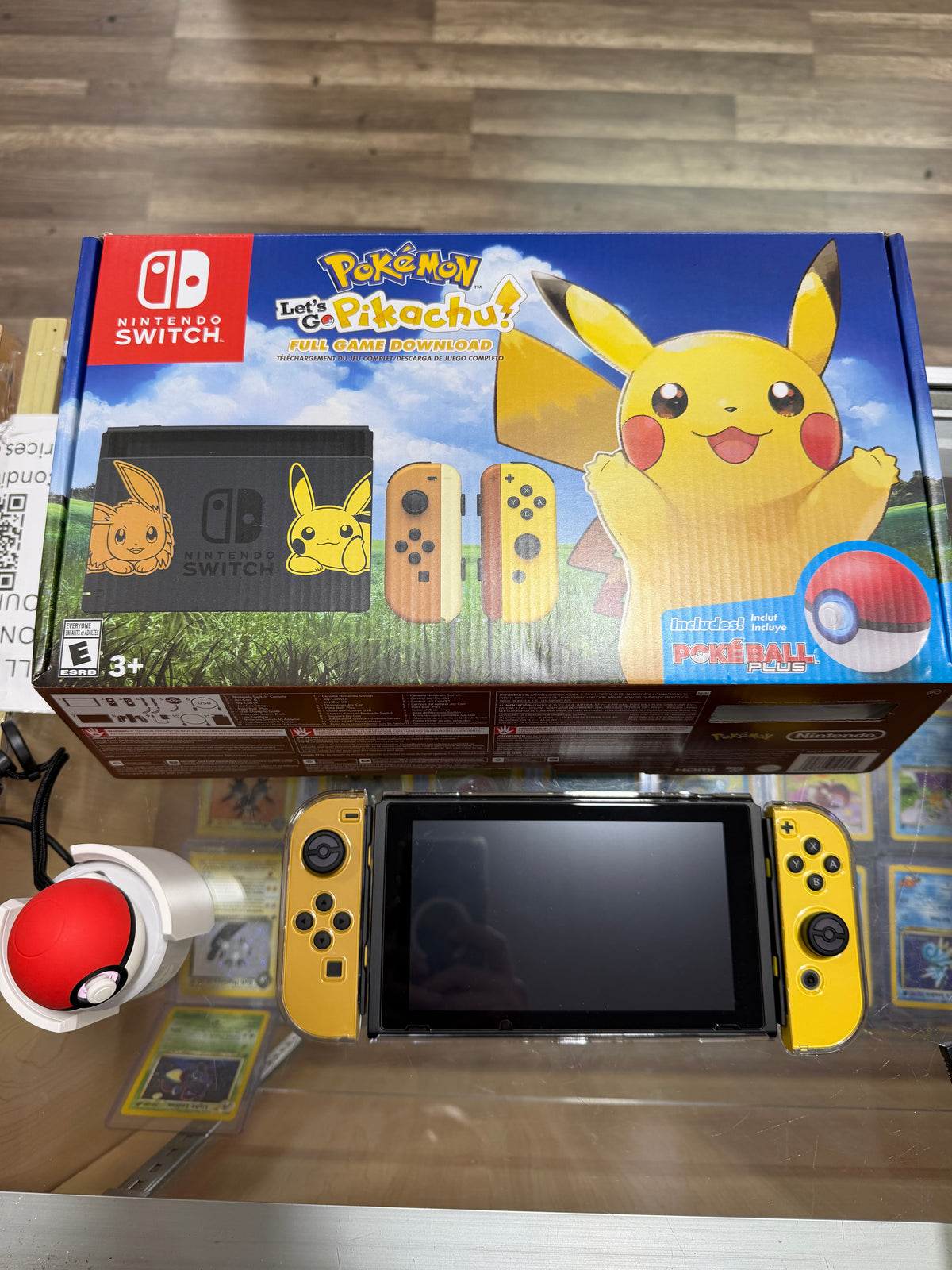 Let’s Go Pikachu Nintendo Switch System - Excellent Condition and Unused Game Code