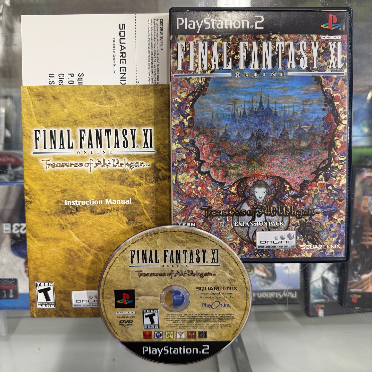 Final Fantasy XI Treasures Of Aht Urhgan Playstation 2