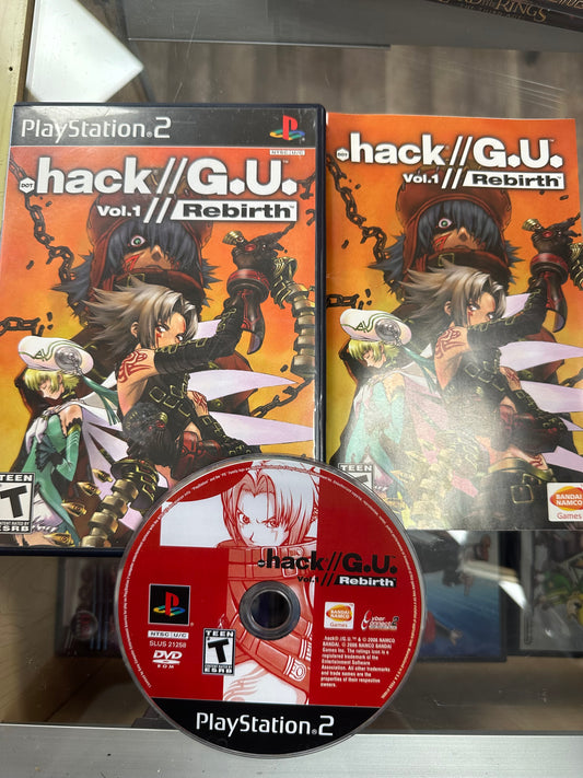 .hack GU Vol 1 Rebirth Playstation 2 CIB