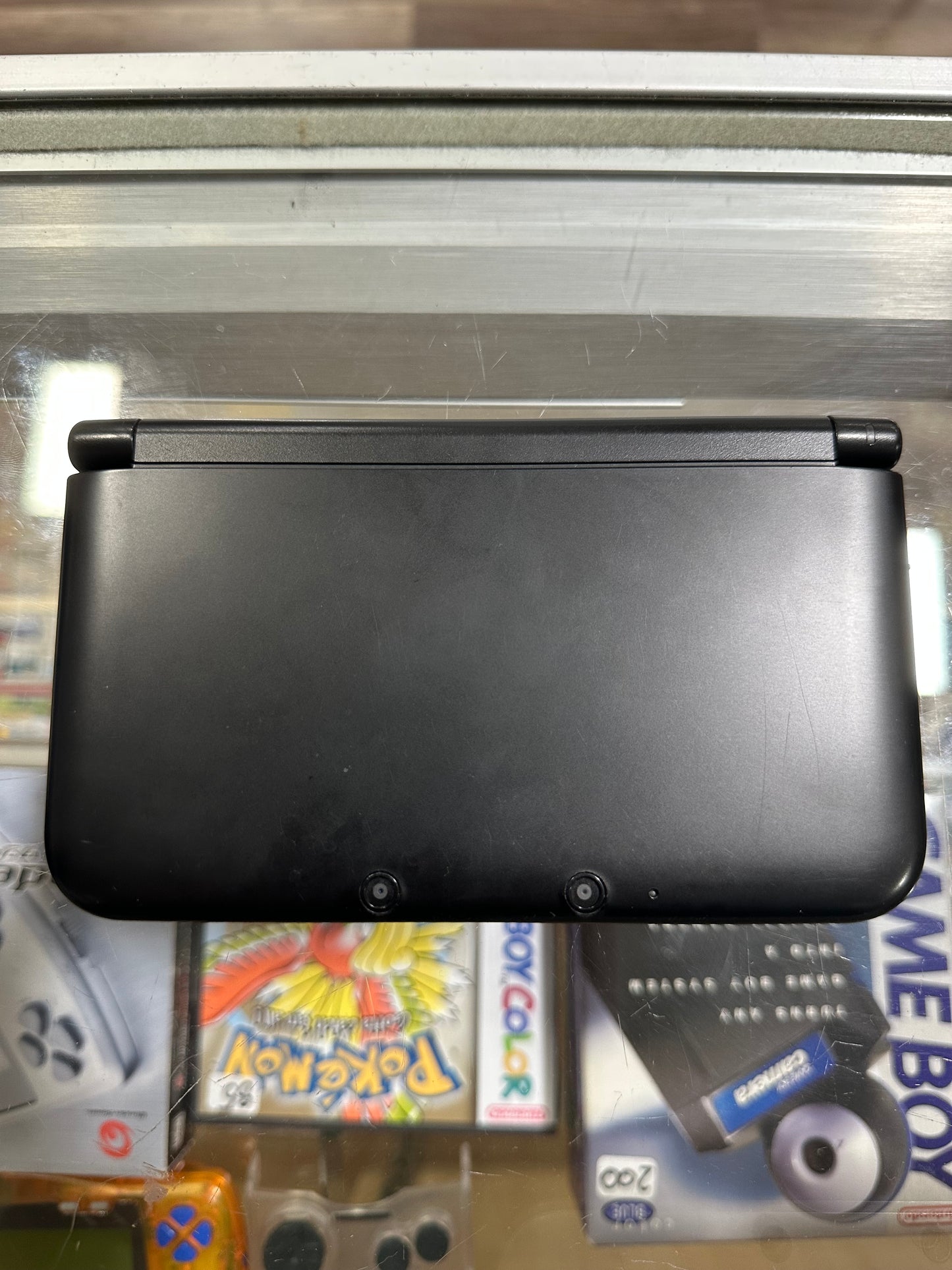 Black Nintendo 3DS LL Handheld System (US Region) with Digital Games