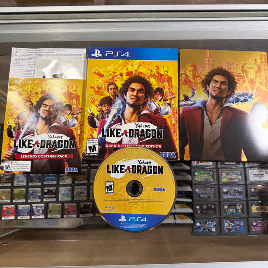 Yakuza: Like A Dragon [Day Ichi Steelbook Edition] Playstation 4