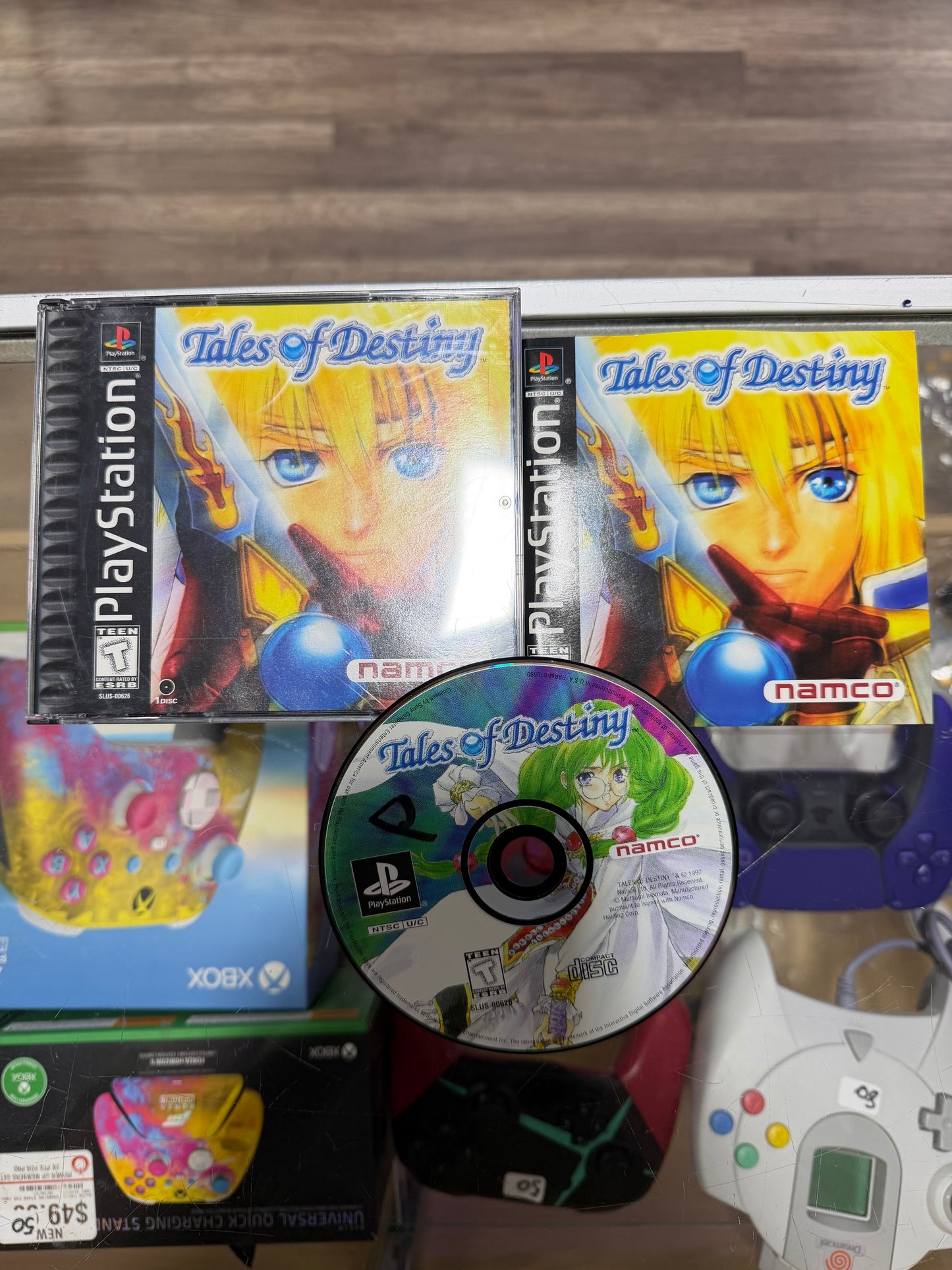 Tales of Destiny PlayStation 1 with Registration