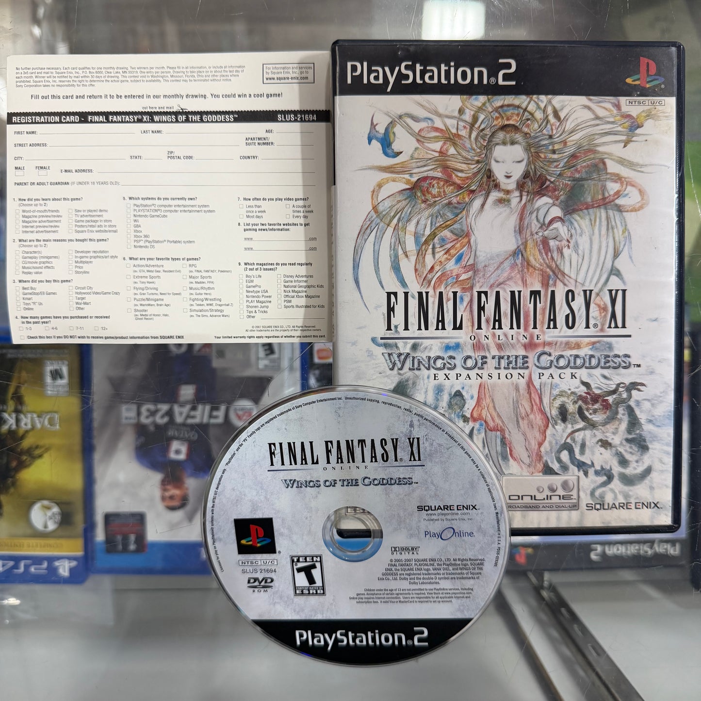 Final Fantasy XI Wings Of The Goddess Playstation 2