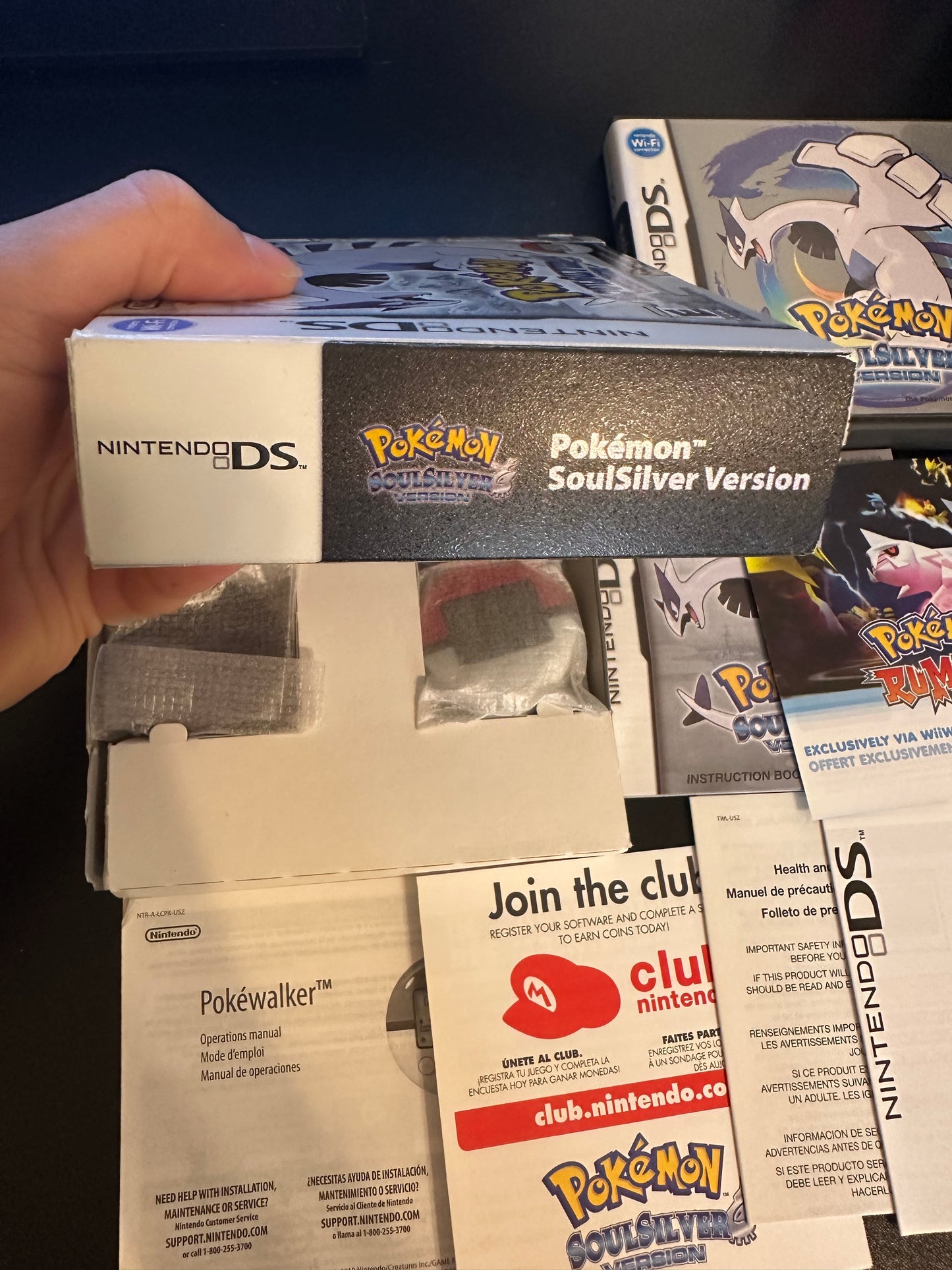 Pokémon Soulsilver Big Box with Pokewalker *No Game