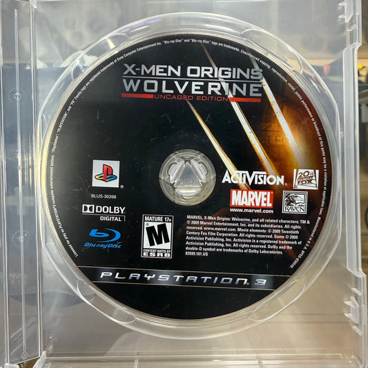 X-Men Origins: Wolverine Playstation 3 (check description)