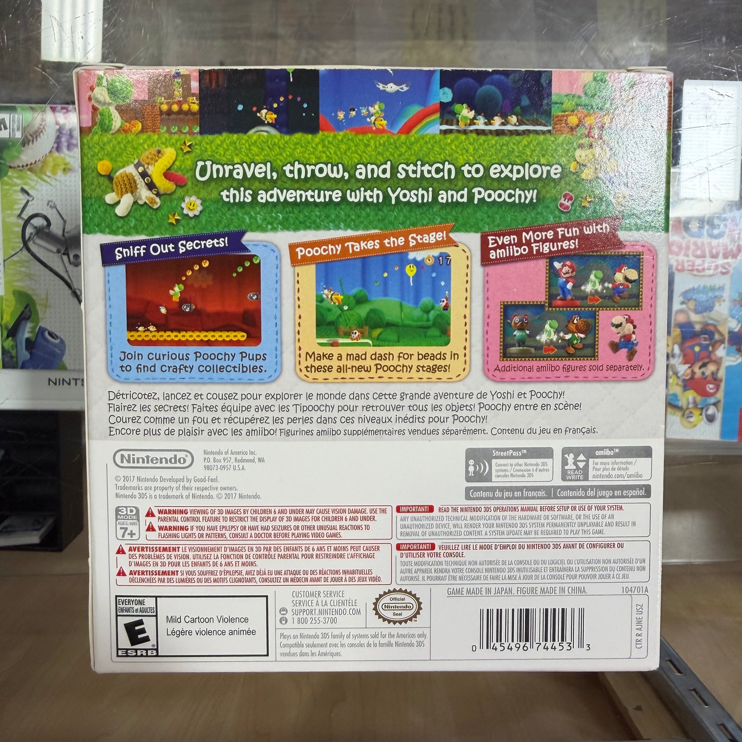 Poochy & Yoshi's Woolly World [Amiibo Bundle] Nintendo 3DS