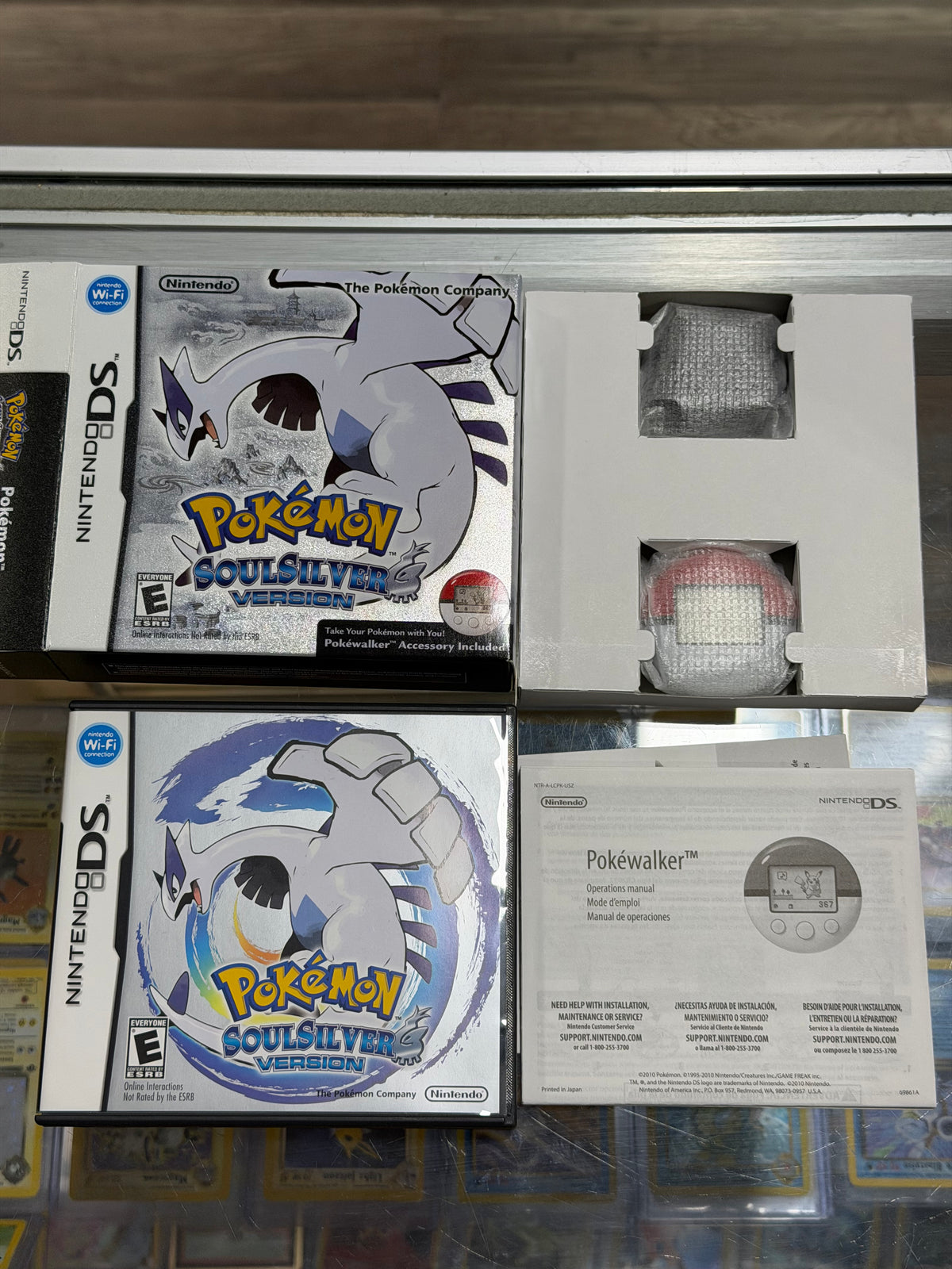 Pokemon SoulSilver Version [Pokewalker] Nintendo DS Excellent Condition