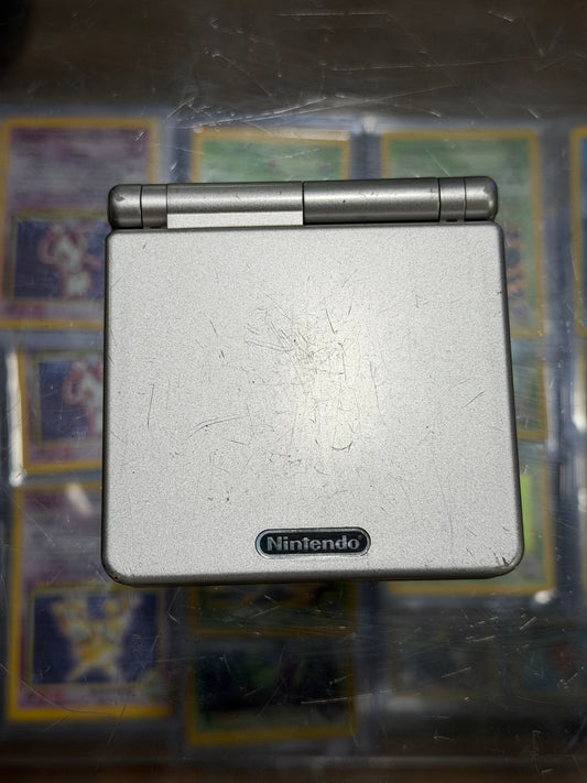 Platinum Gameboy Advance SP Handheld System with Charger