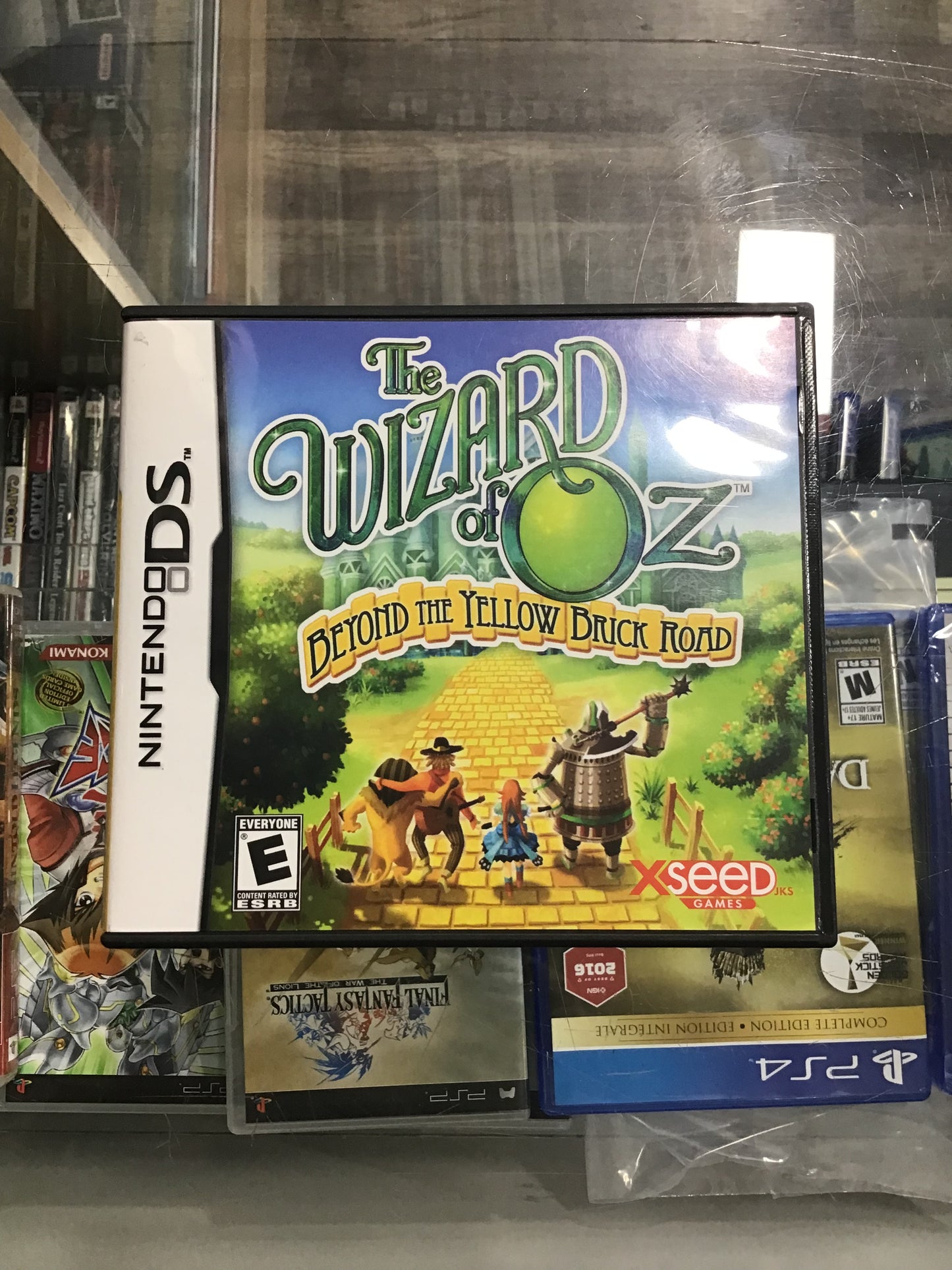 The Wizard of Oz Beyond the Yellow Brick Road Nintendo DS Case and Manual ONLY