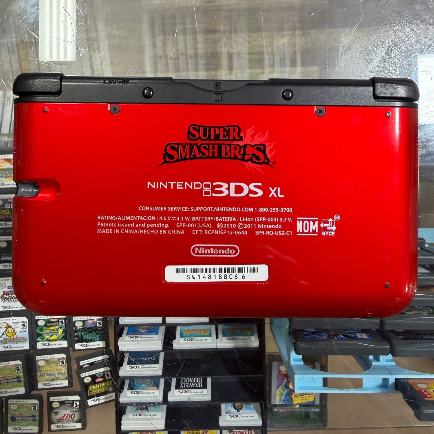 Nintendo 3DS XL Super Smash Bros. Red Edition Nintendo 3DS System (Charger included)