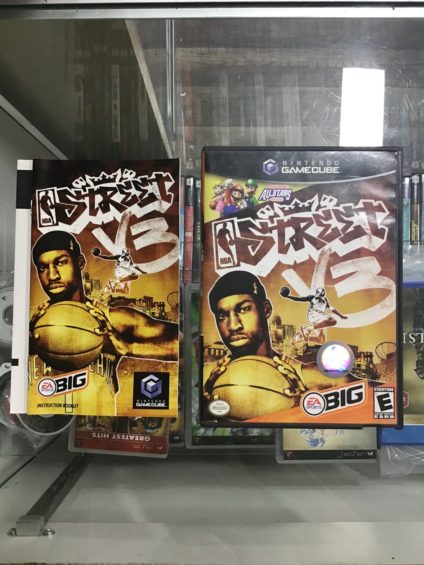 NBA Street Vol 3 Nintendo GameCube Case and Manual ONLY