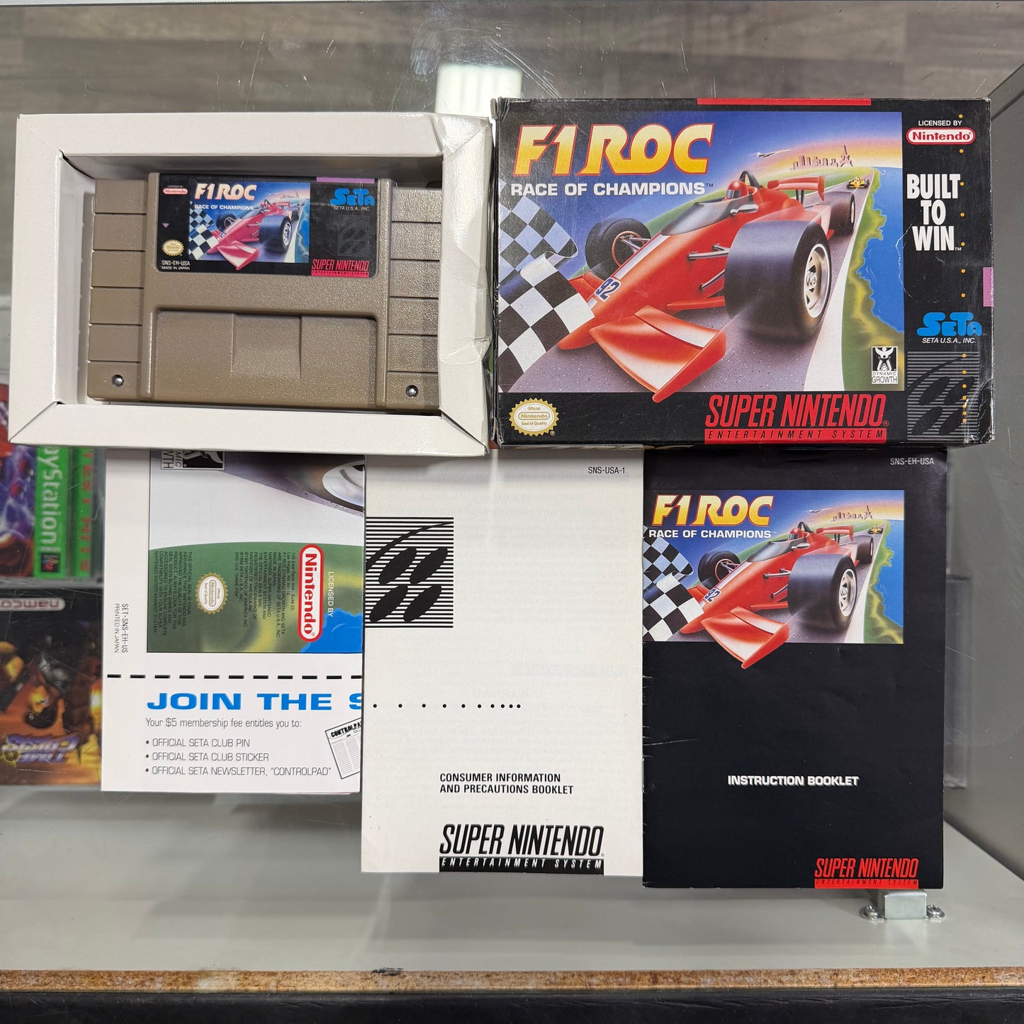 F1 ROC Race Of Champions Super Nintendo