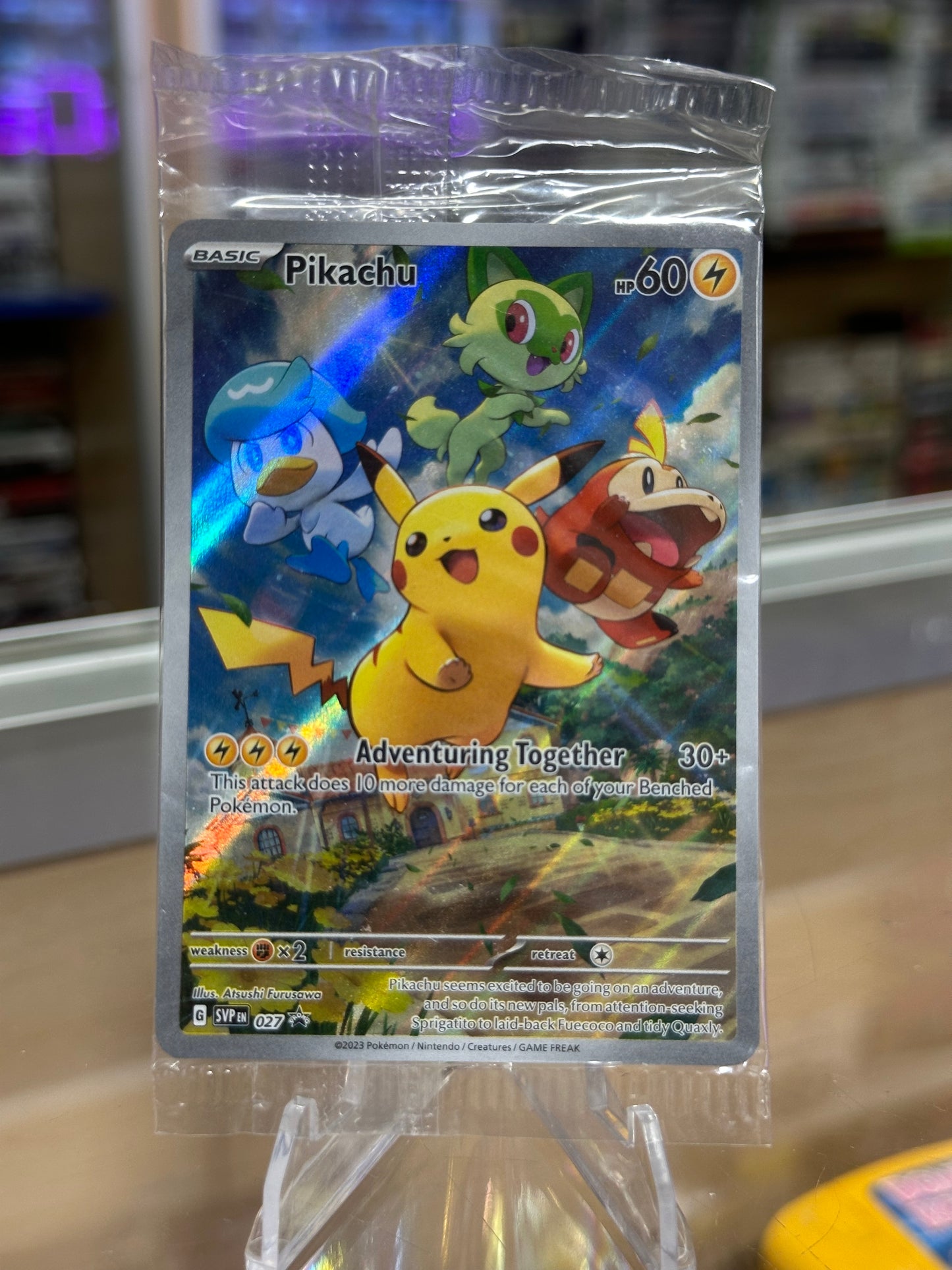 Pikachu - 027 - SV: Scarlet & Violet Promo Cards Sealed