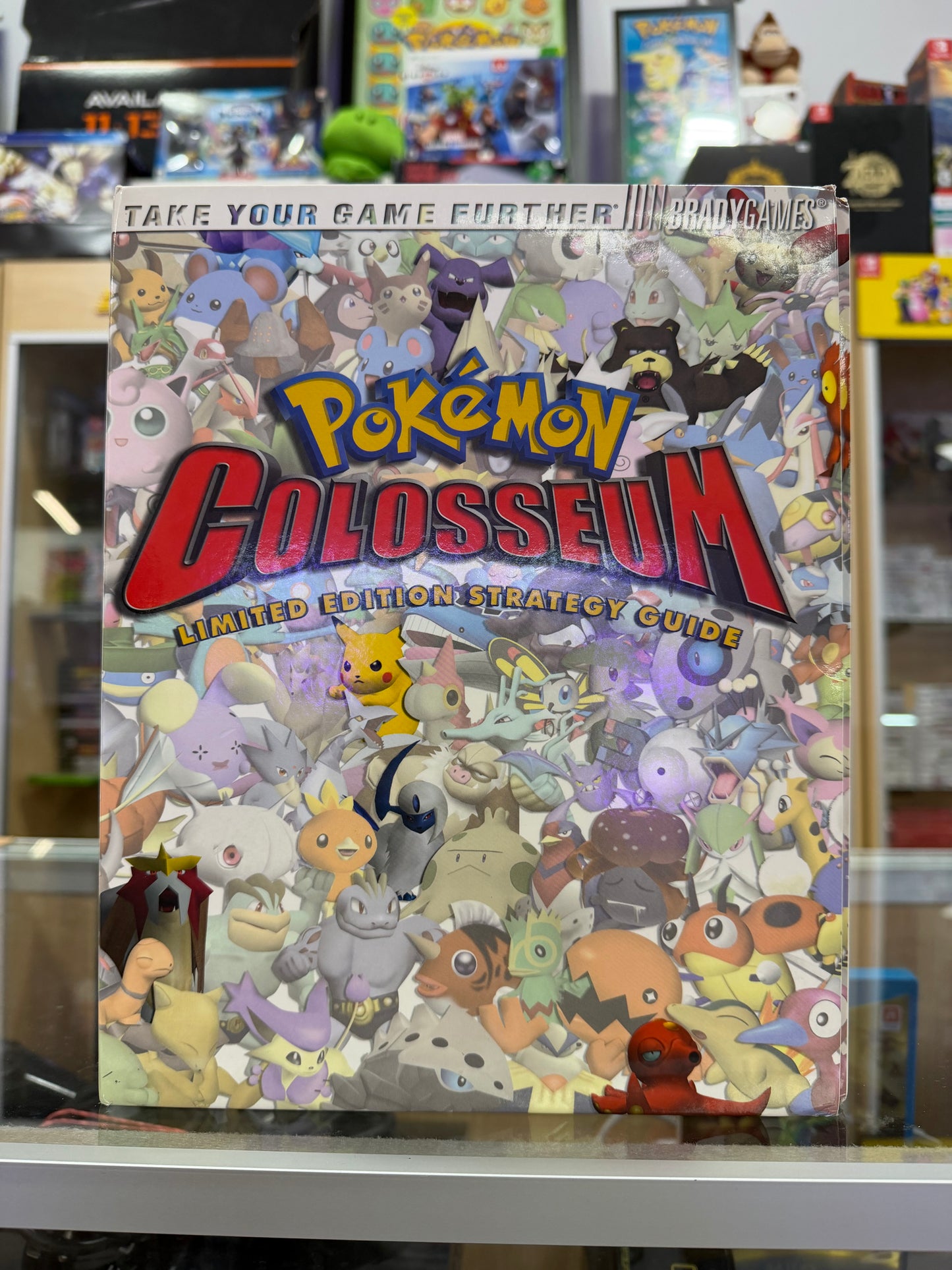 Pokemon Colosseum Limited Edition Strategy Guide with Battle Chart + E-Watch Insert