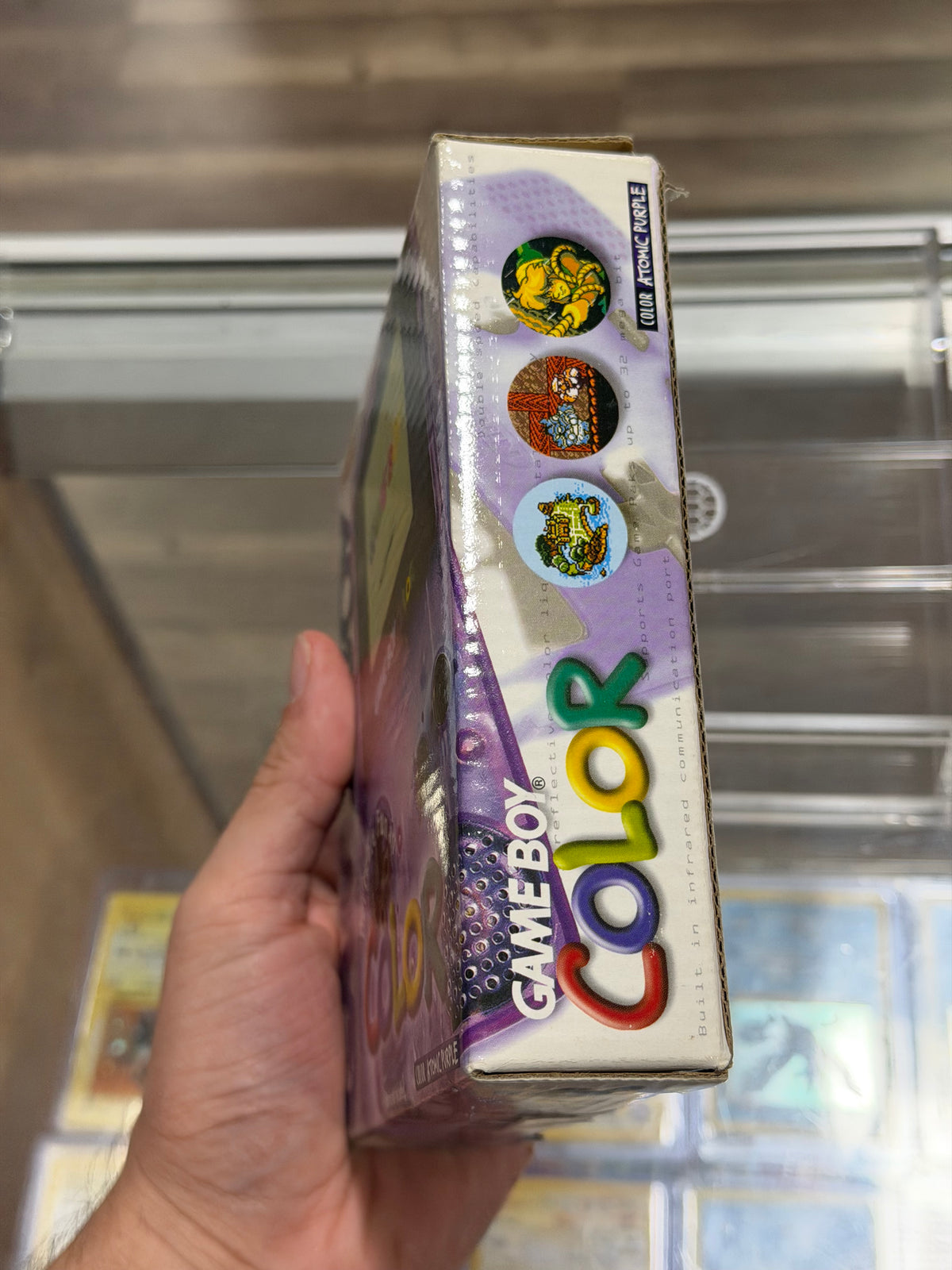 Game Boy Color Atomic Purple CIB Excellent Conditiom