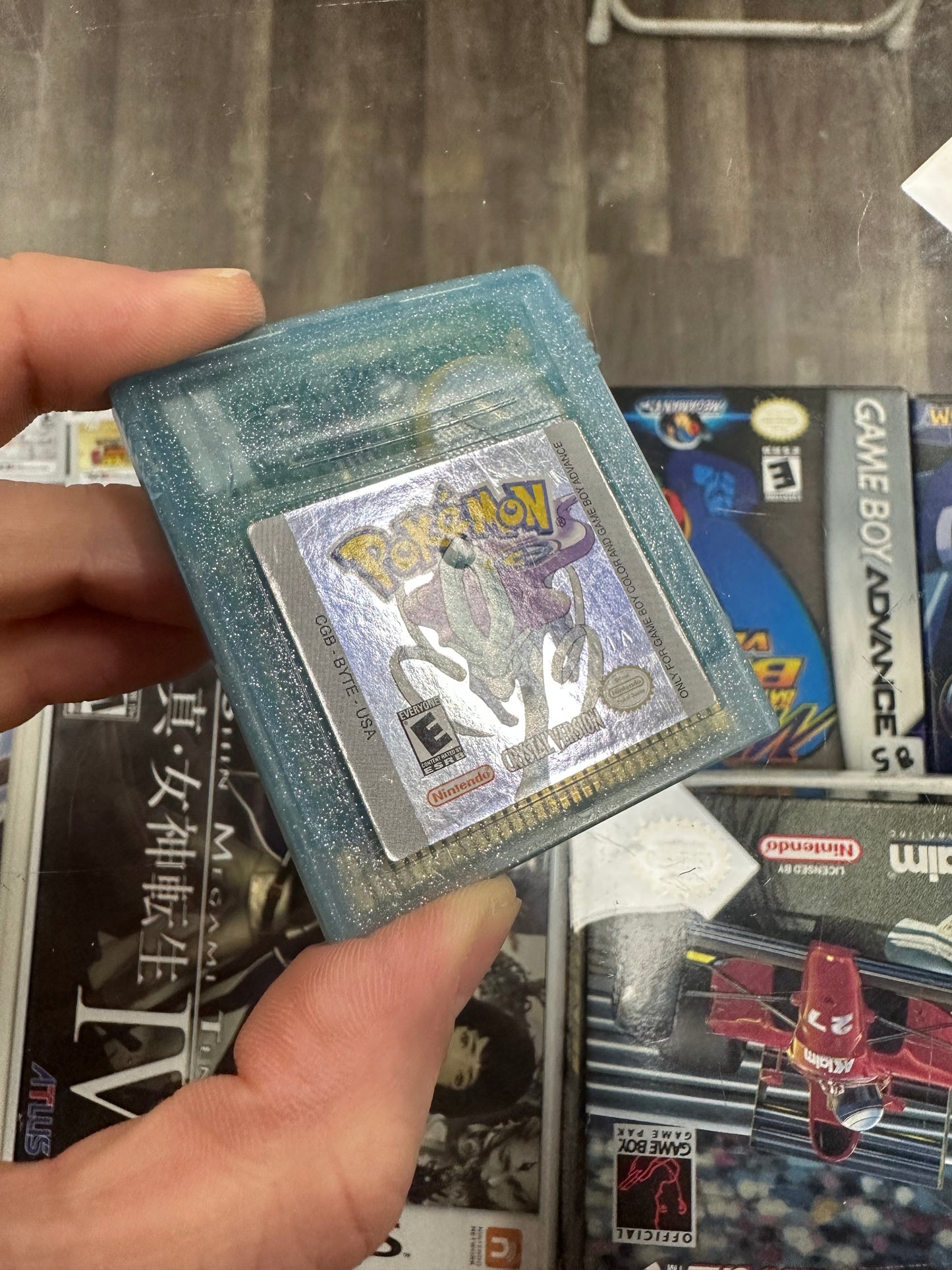 Pokémon Crystal Nintendo Gameboy Color Authentic New Battery EXCELLENT LABEL