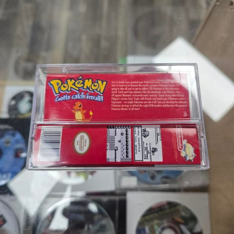 Pokémon Red New Battery Saves Authentic Custom Case