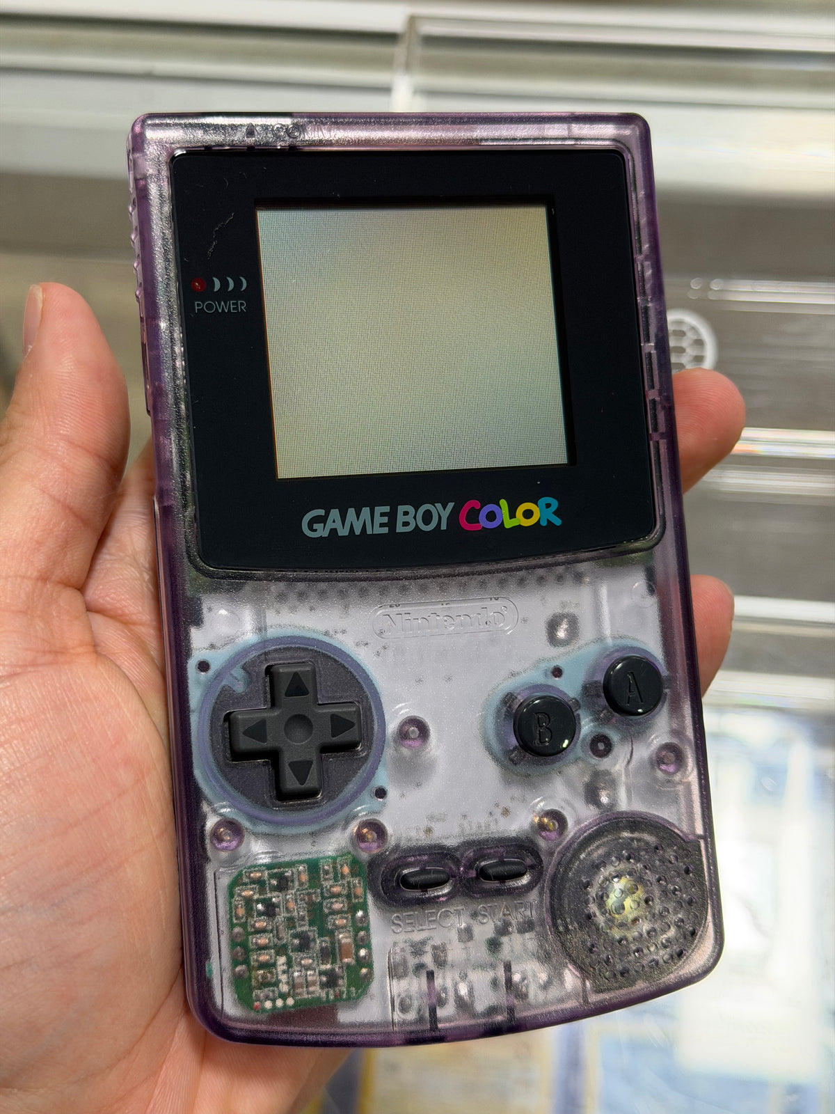 Game Boy Color Atomic Purple CIB Excellent Conditiom
