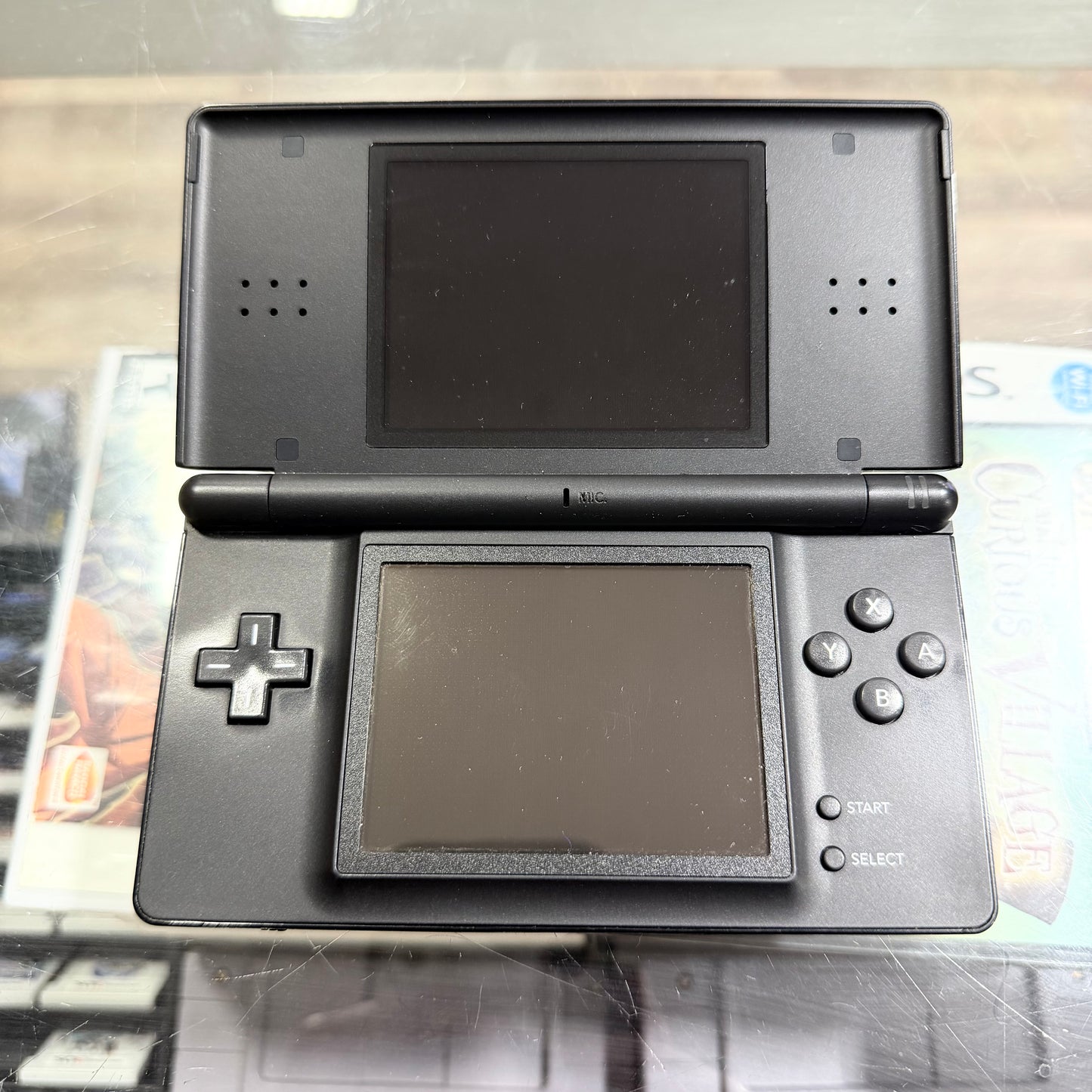 Black Nintendo DS Lite Handheld System with Box and Charger
