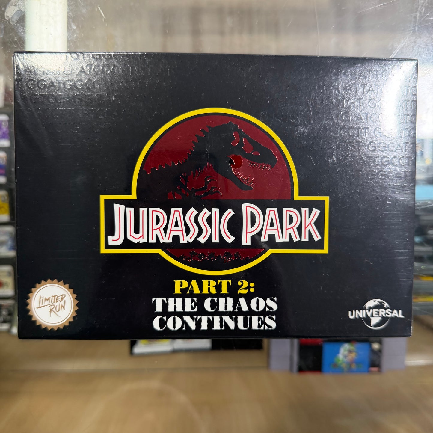 Sealed Jurassic Park Part 2 The Chaos Continues Super Nintendo