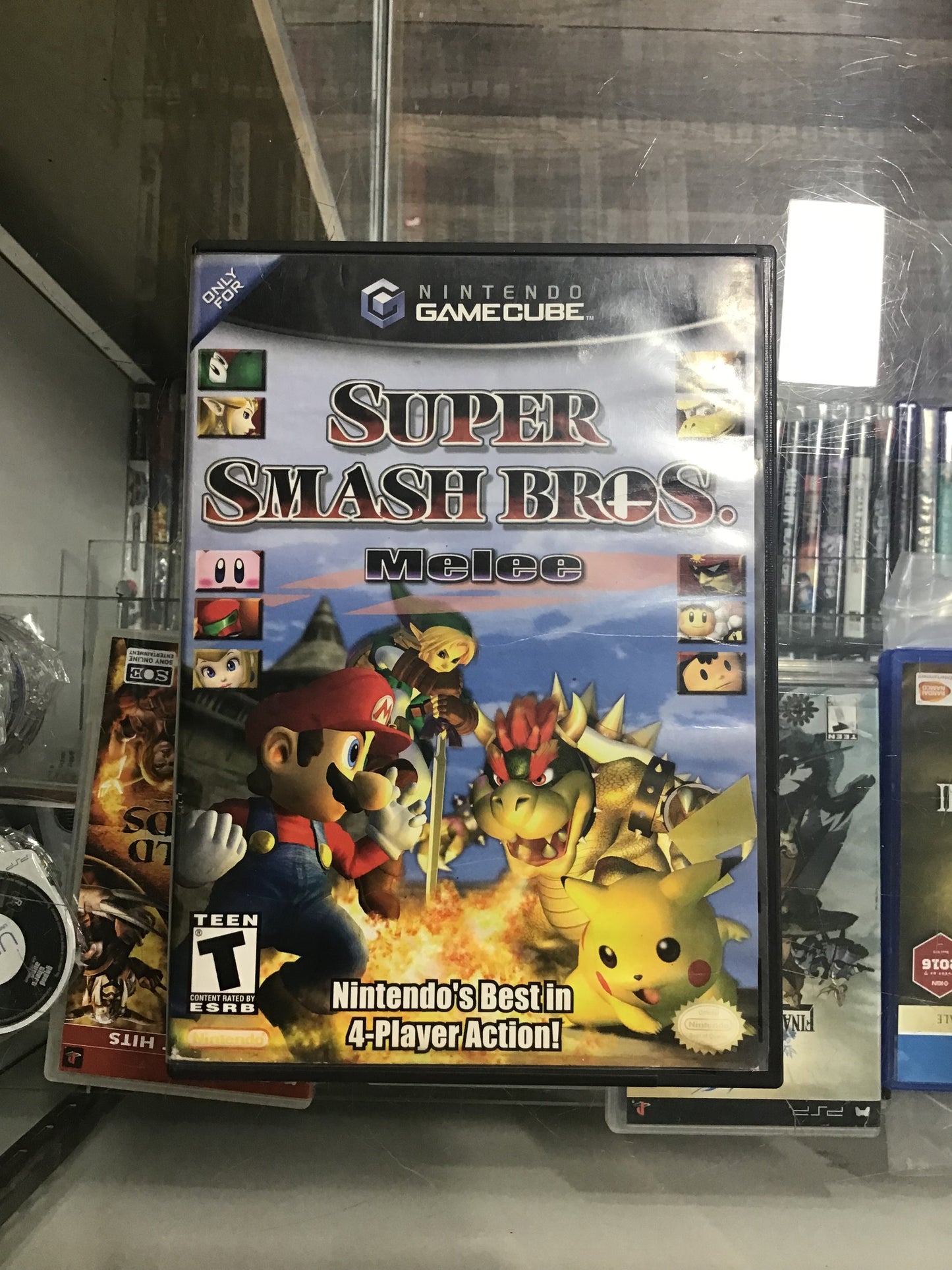 Super Smash Bros Melee Nintendo GameCube Case ONLY