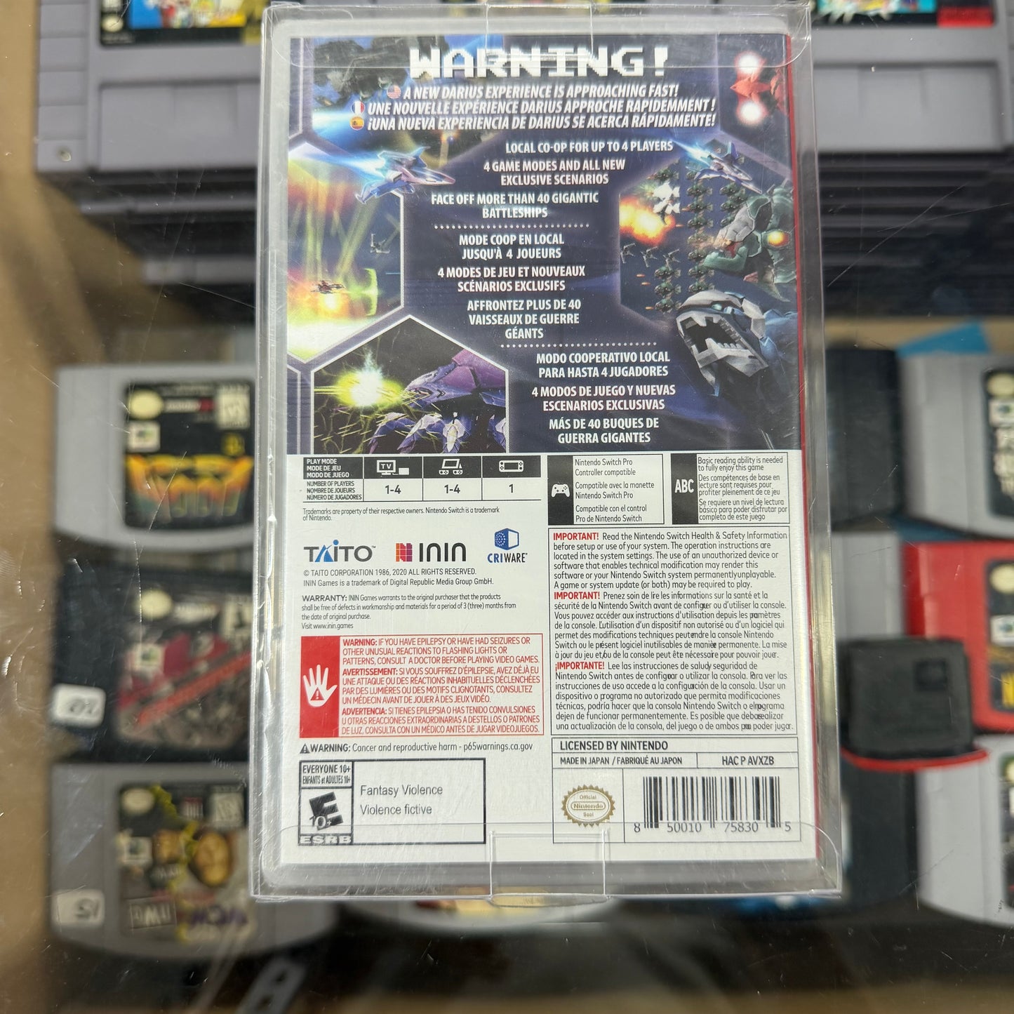 Dariusburst: Another Chronicle EX+ Nintendo Switch Sealed