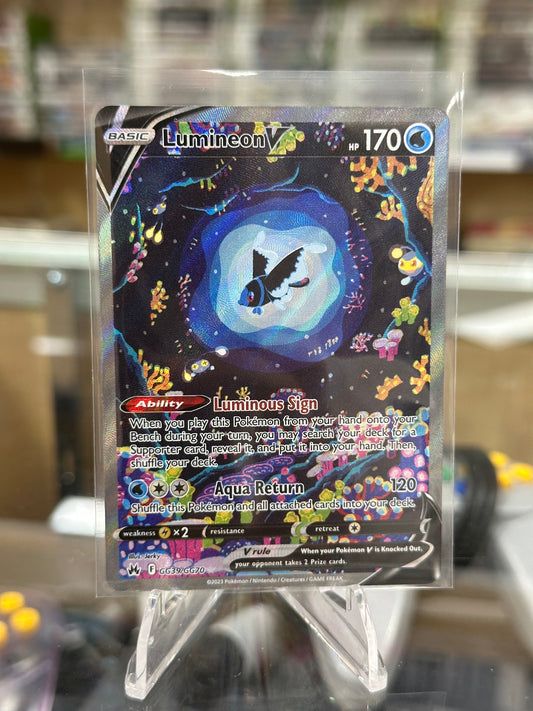 Lumineon V Crown Zenith: Galarian Gallery GG39/GG70 NM