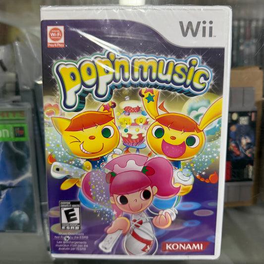 New Sealed Pop'N Music Wii [Promotional Copy]