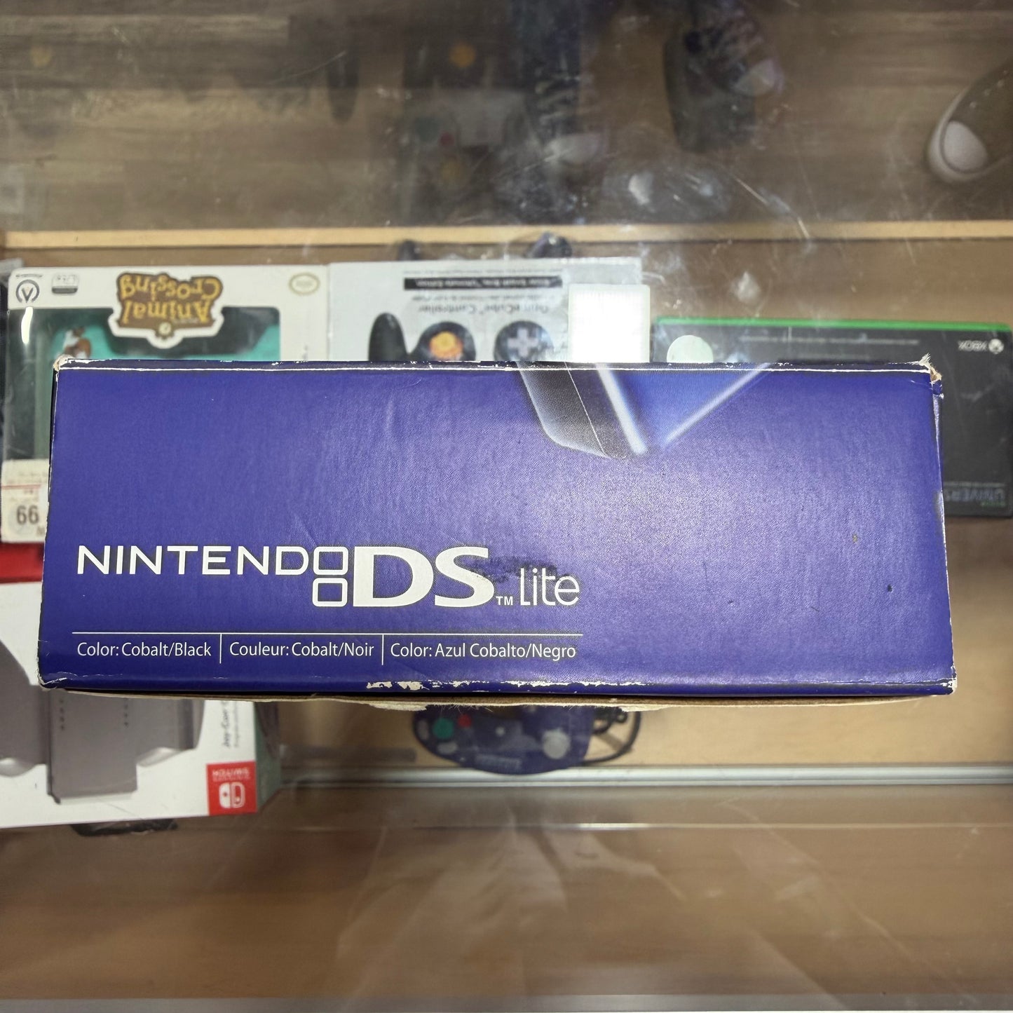 Cobalt & Black Nintendo DS Lite Handheld System with Charger in Box (Matching Serial Number)