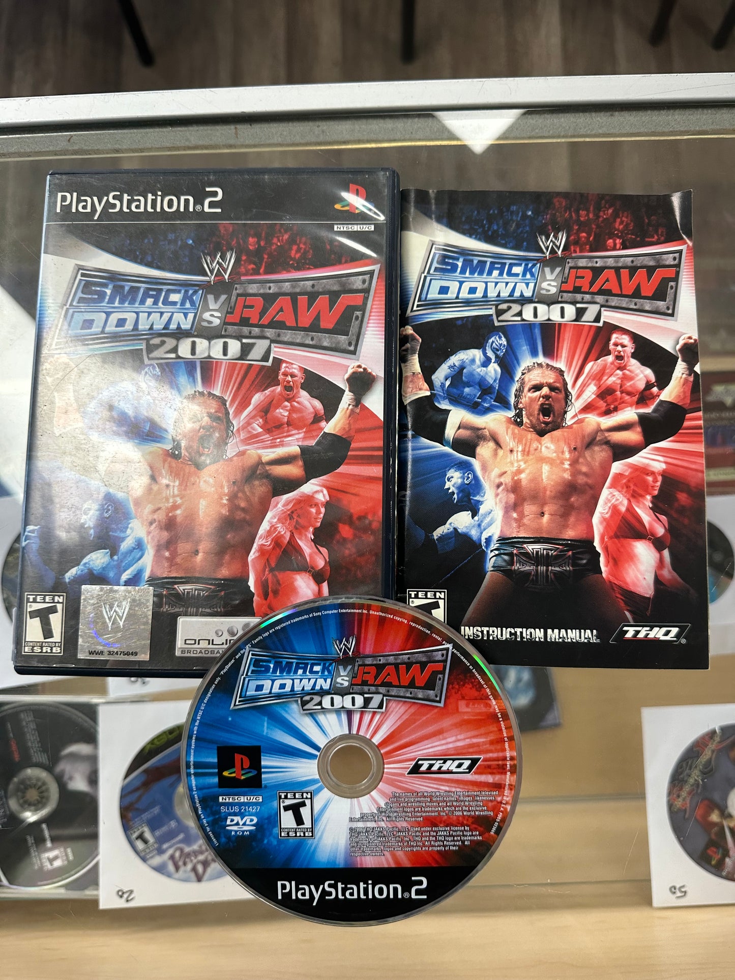 WWE Smackdown vs Raw 2007 PlayStation 2 CIB