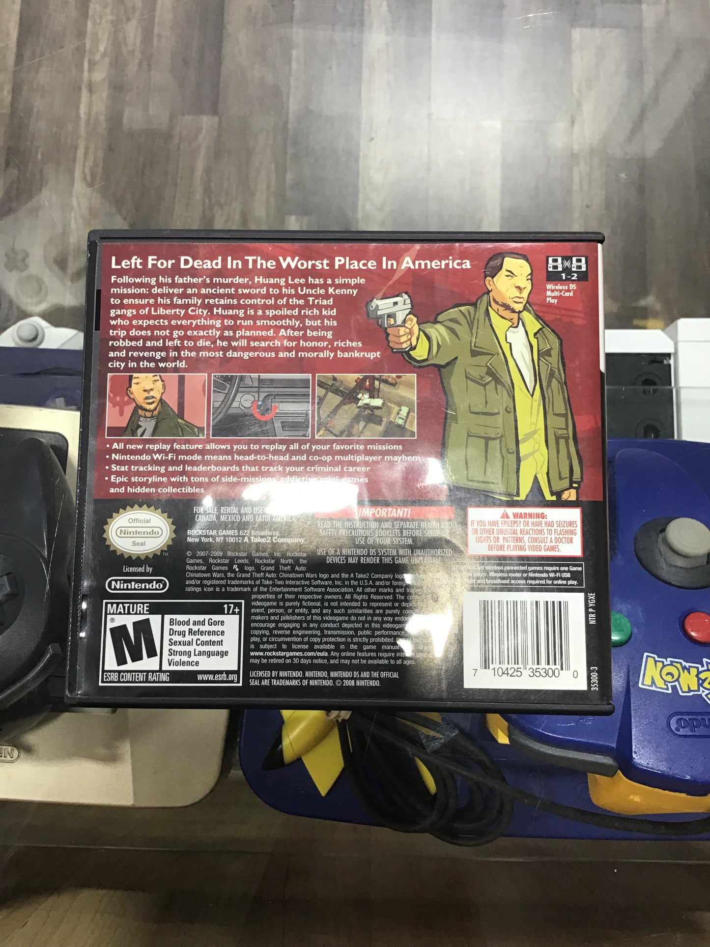 Grand Theft Auto Chinatown Wars Nintendo DS Case and Manual ONLY