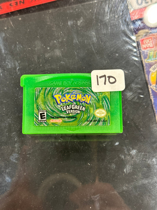 Pokémon LeafGreen Gameboy Advance Authentic Tested