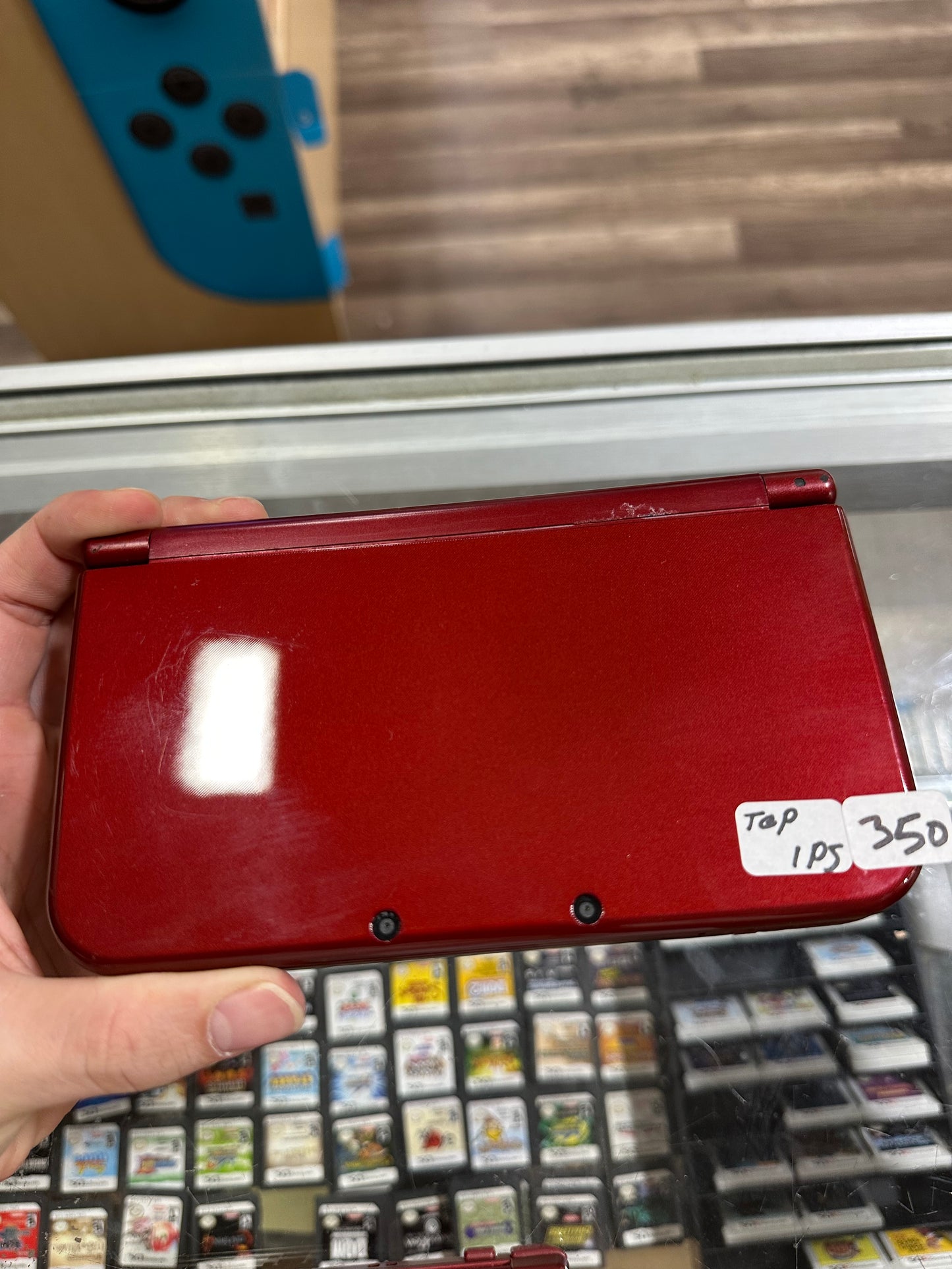 “New” Nintendo 3DS LL XL Red - US Region Changed - Top IPS