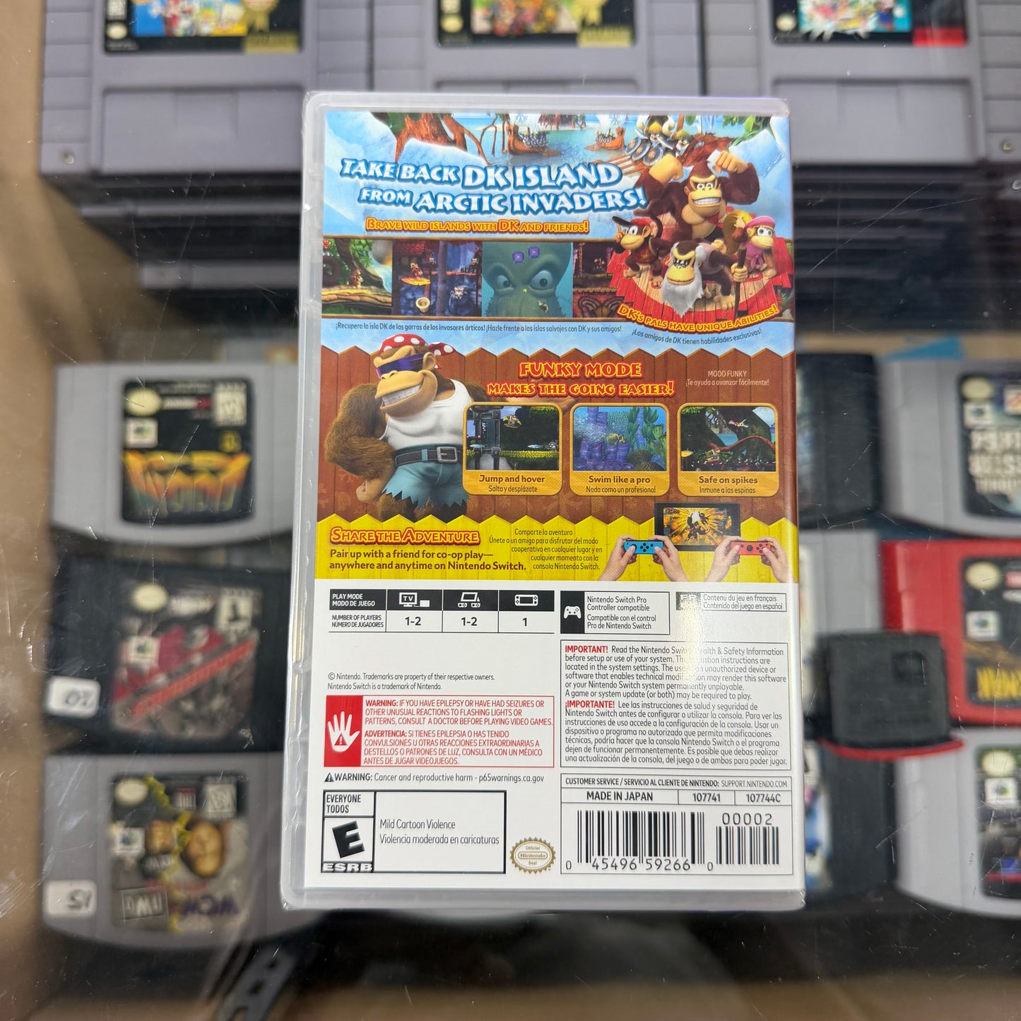 Donkey Kong Country Tropical Freeze Nintendo Switch Sealed