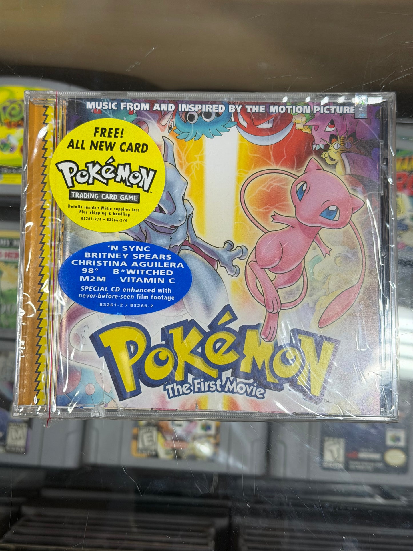 Pokemon The First Movie Soundtrack CD - (SEALED)