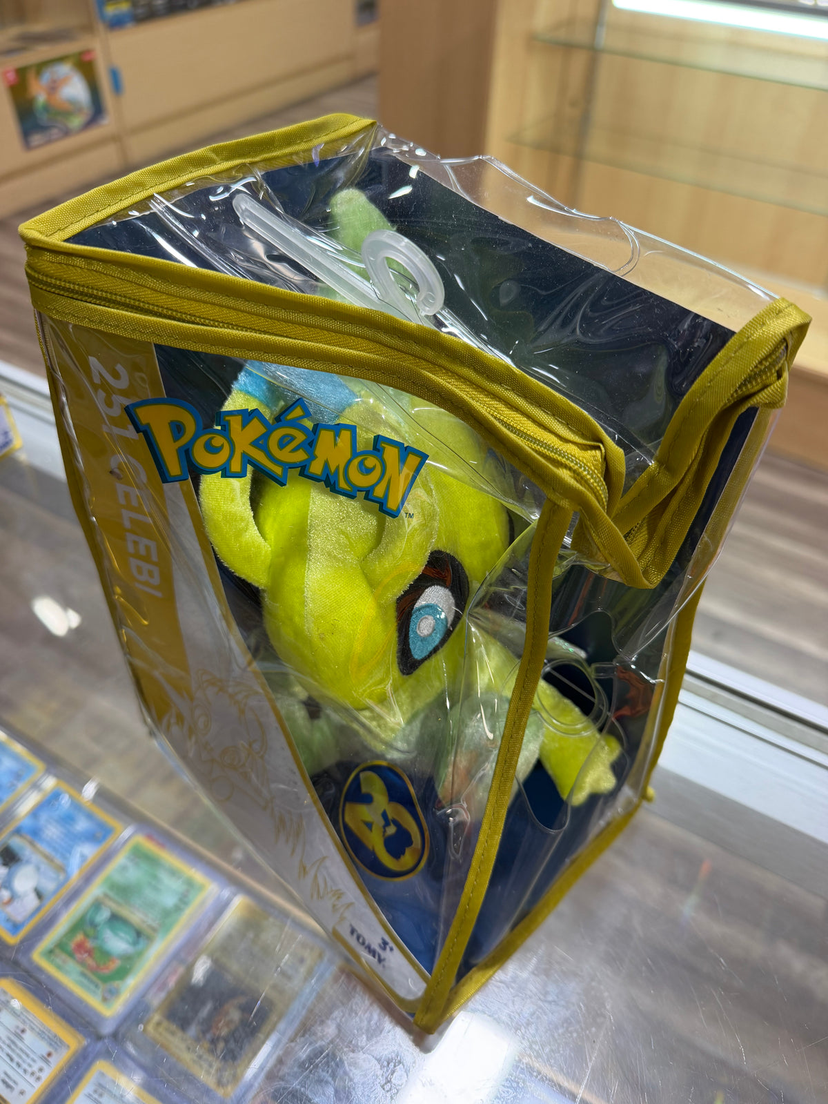 Tomy Pokemon 20th Anniversary Celebi Plush #251 (Unused)