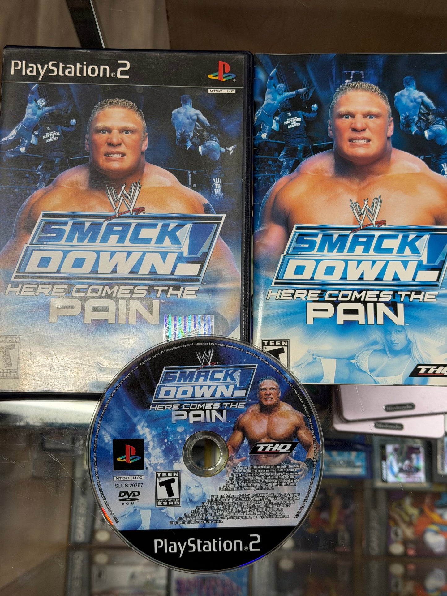 WWE Smackdown Here Comes The Pain Playstation 2 CIB