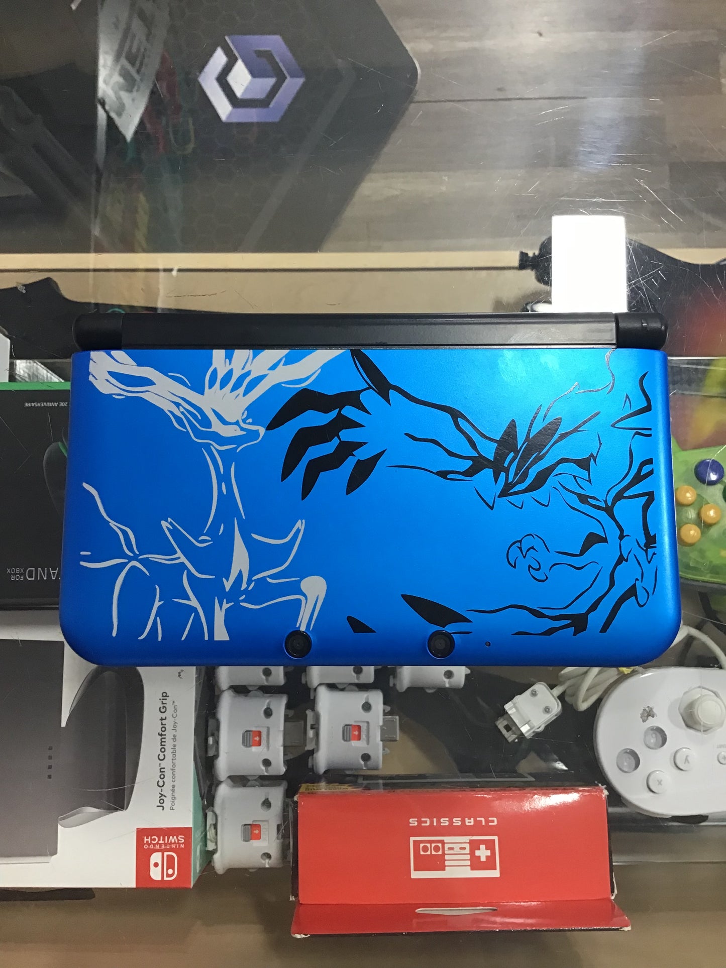 Custom Nintendo 3DS XL Handheld System w/ Charger [(Has Digital Games)(Custom Reshell)] 512GB