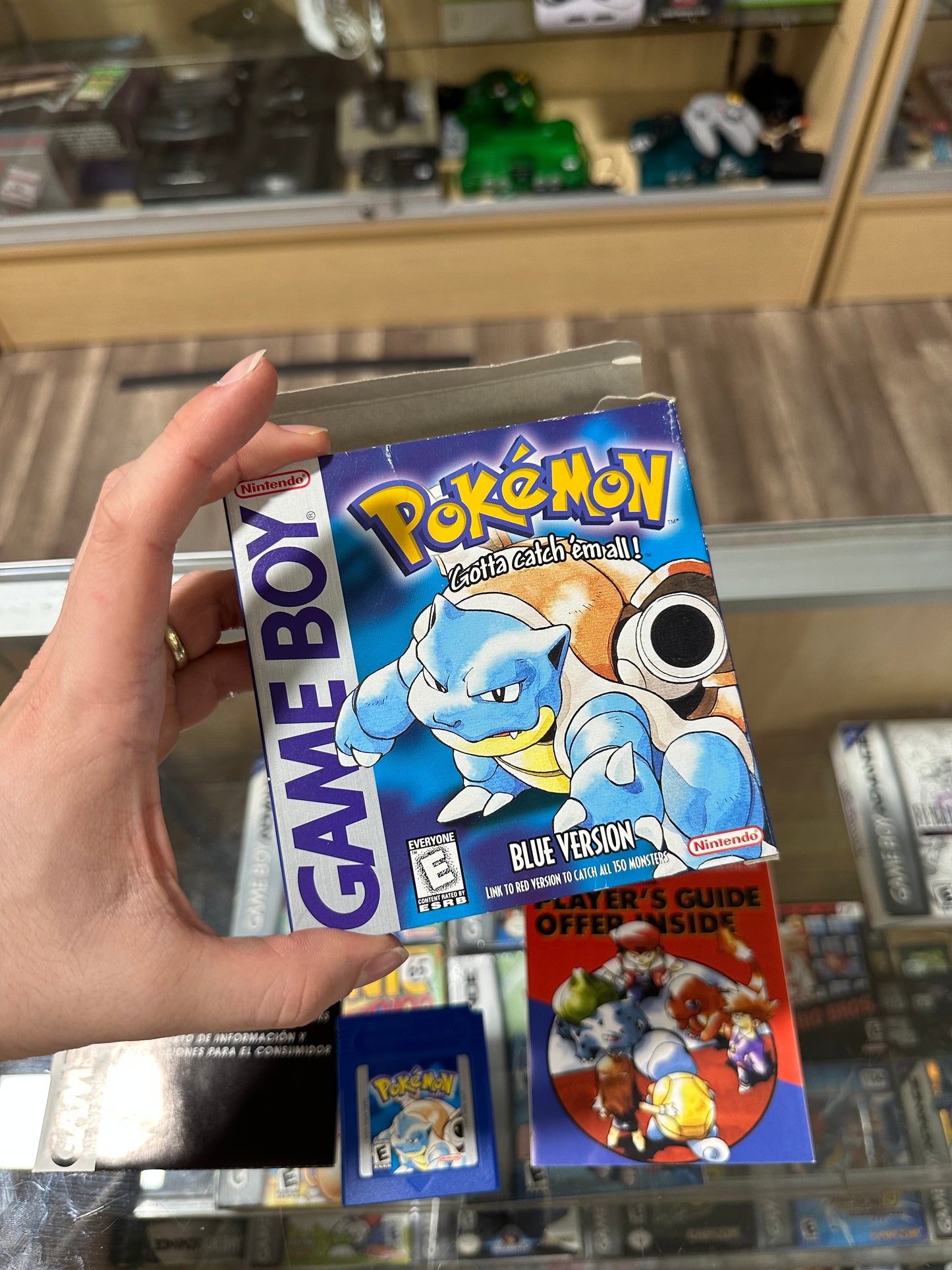 Pokémon Blue Nintendo Gameboy CIB Authentic New Battery
