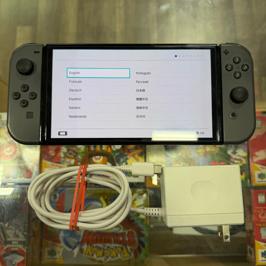 Nintendo Switch OLED (Charger included) (NO DOCK)