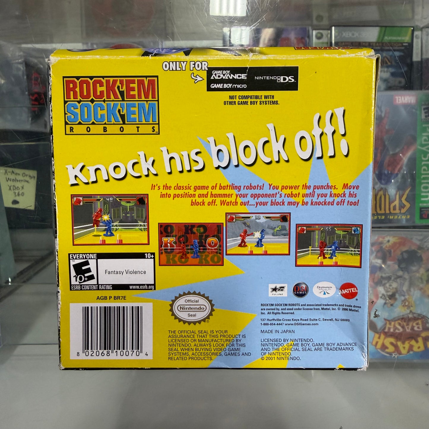 Rock 'Em Sock 'Em Robots GameBoy Advance