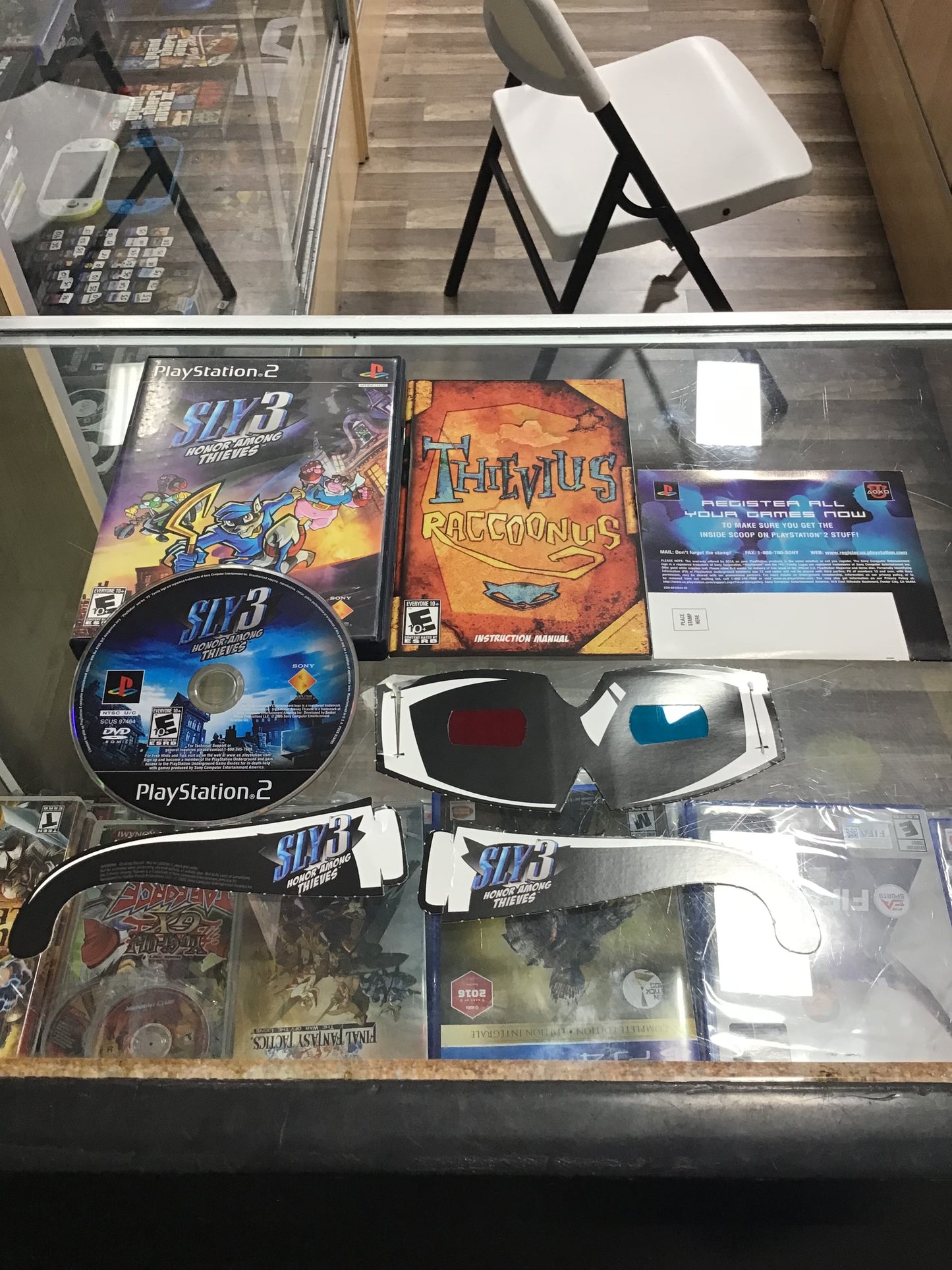 Sly 3 Honor Among Thieves PlayStation 2 w/ 3D Glasses