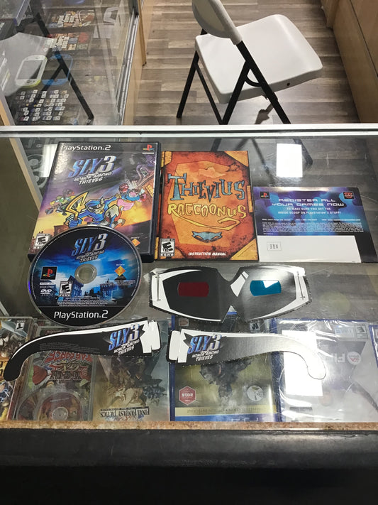 Sly 3 Honor Among Thieves PlayStation 2 w/ 3D Glasses